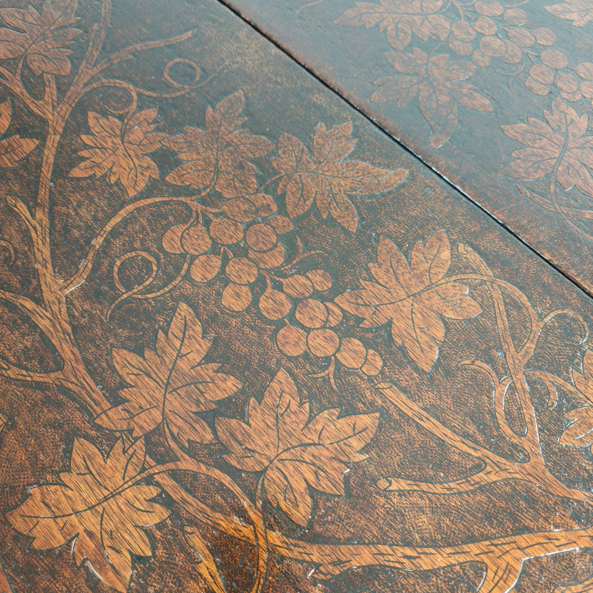 Black Forest Center Table by Matthijs Horrix for Horrix Den Haag, 1890s Black Forest Center Table by Matthijs Horrix for Horrix Den Haag, 1890s