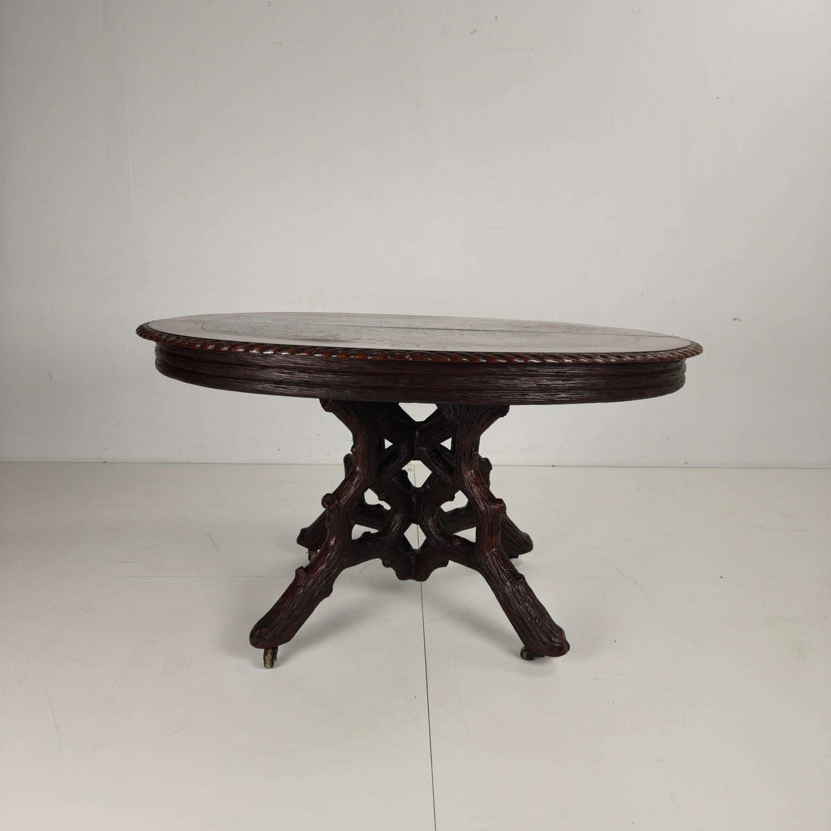 Black Forest Center Table by Matthijs Horrix for Horrix Den Haag, 1890s Black Forest Center Table by Matthijs Horrix for Horrix Den Haag, 1890s