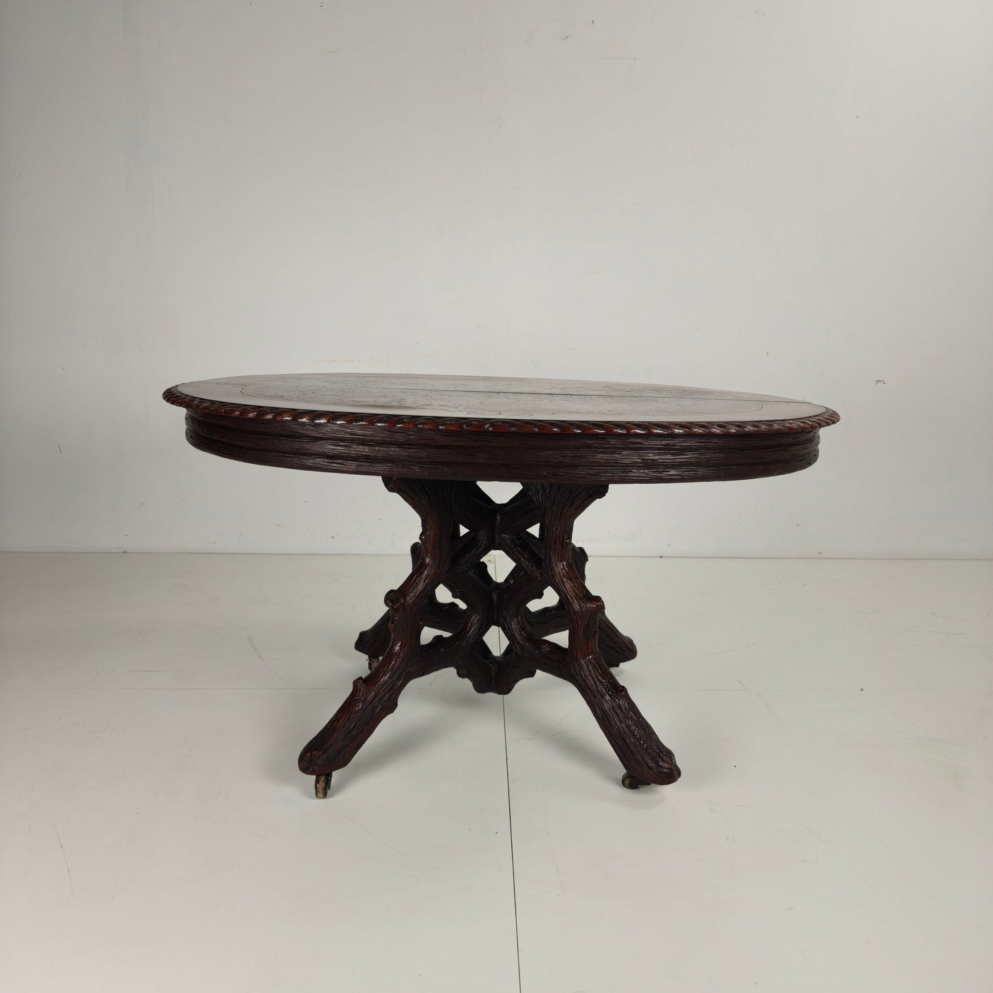 Black Forest Center Table by Matthijs Horrix for Horrix Den Haag, 1890s Black Forest Center Table by Matthijs Horrix for Horrix Den Haag, 1890s