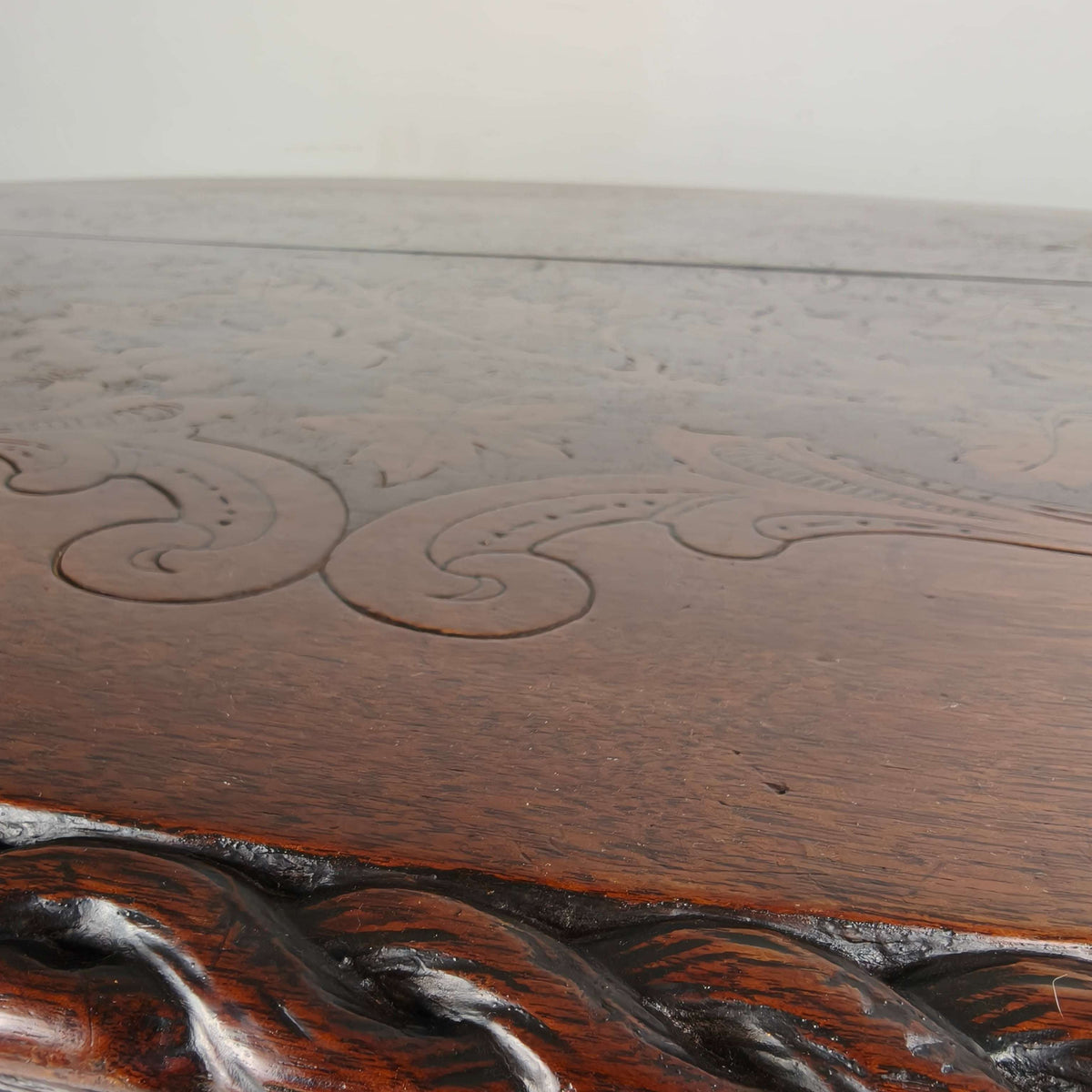 Black Forest Center Table by Matthijs Horrix for Horrix Den Haag, 1890s Black Forest Center Table by Matthijs Horrix for Horrix Den Haag, 1890s