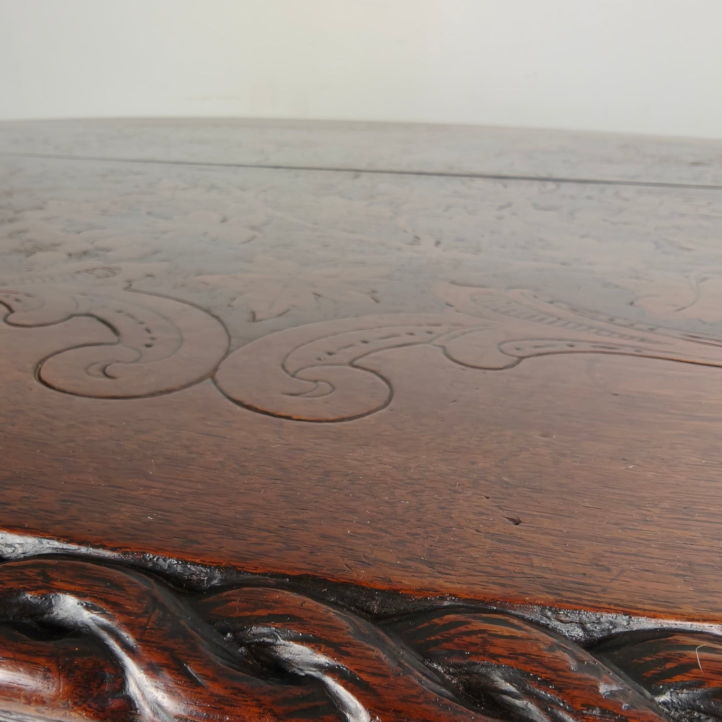 Black Forest Center Table by Matthijs Horrix for Horrix Den Haag, 1890s Black Forest Center Table by Matthijs Horrix for Horrix Den Haag, 1890s