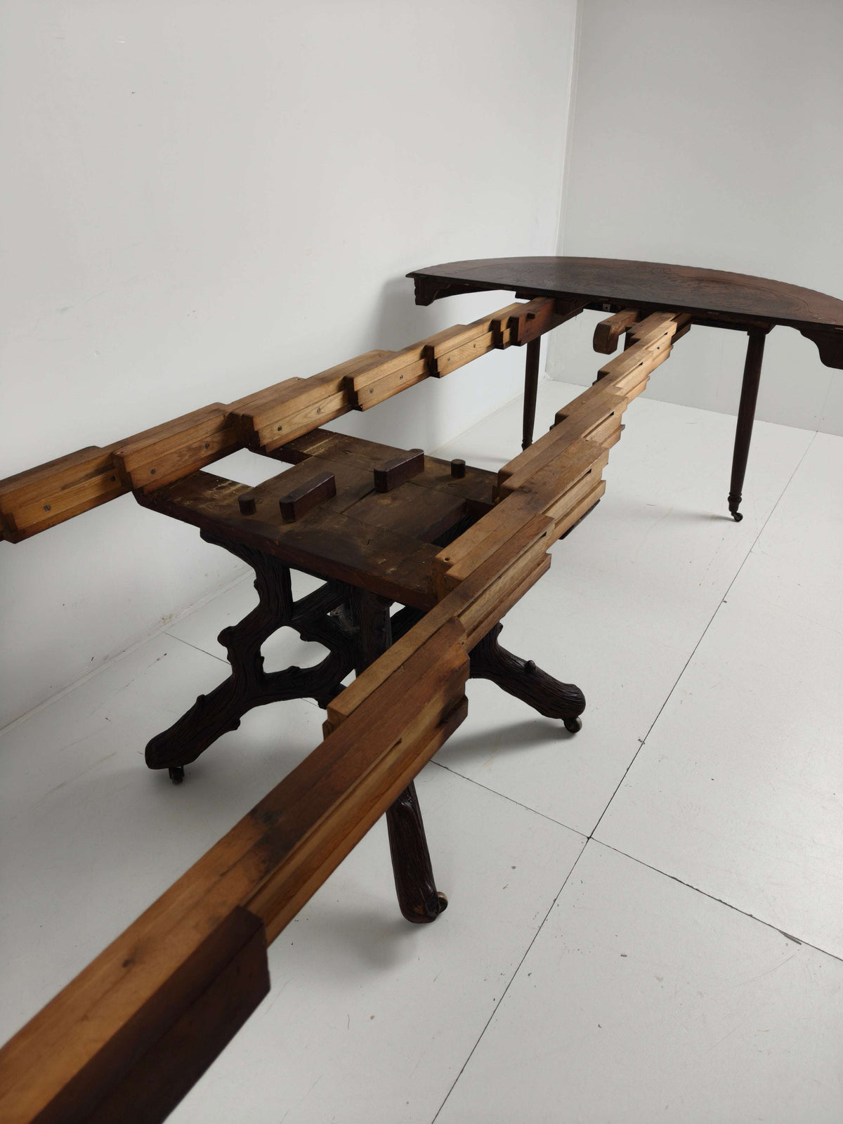 Black Forest Center Table by Matthijs Horrix for Horrix Den Haag, 1890s Black Forest Center Table by Matthijs Horrix for Horrix Den Haag, 1890s
