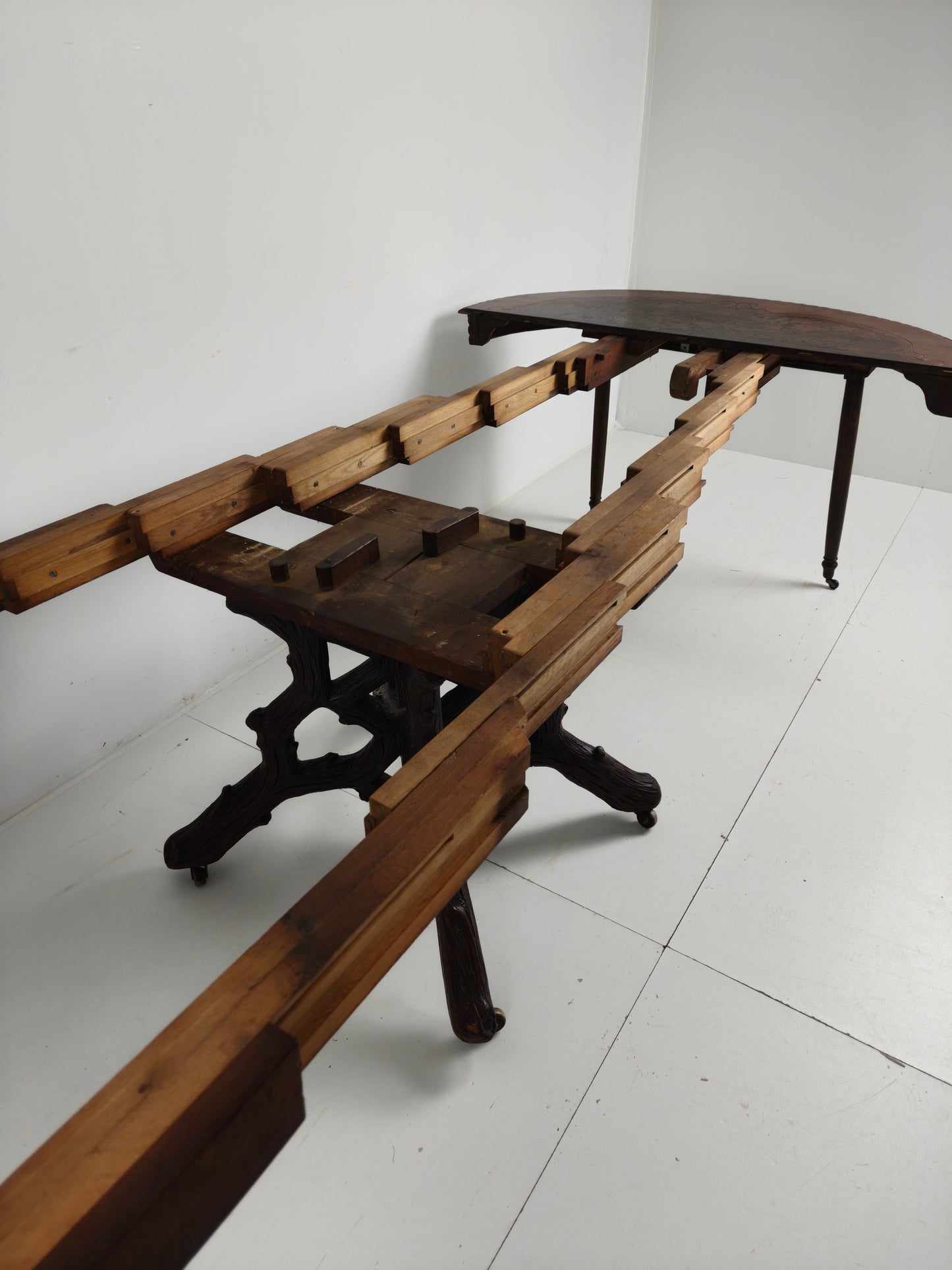 Black Forest Center Table by Matthijs Horrix for Horrix Den Haag, 1890s Black Forest Center Table by Matthijs Horrix for Horrix Den Haag, 1890s