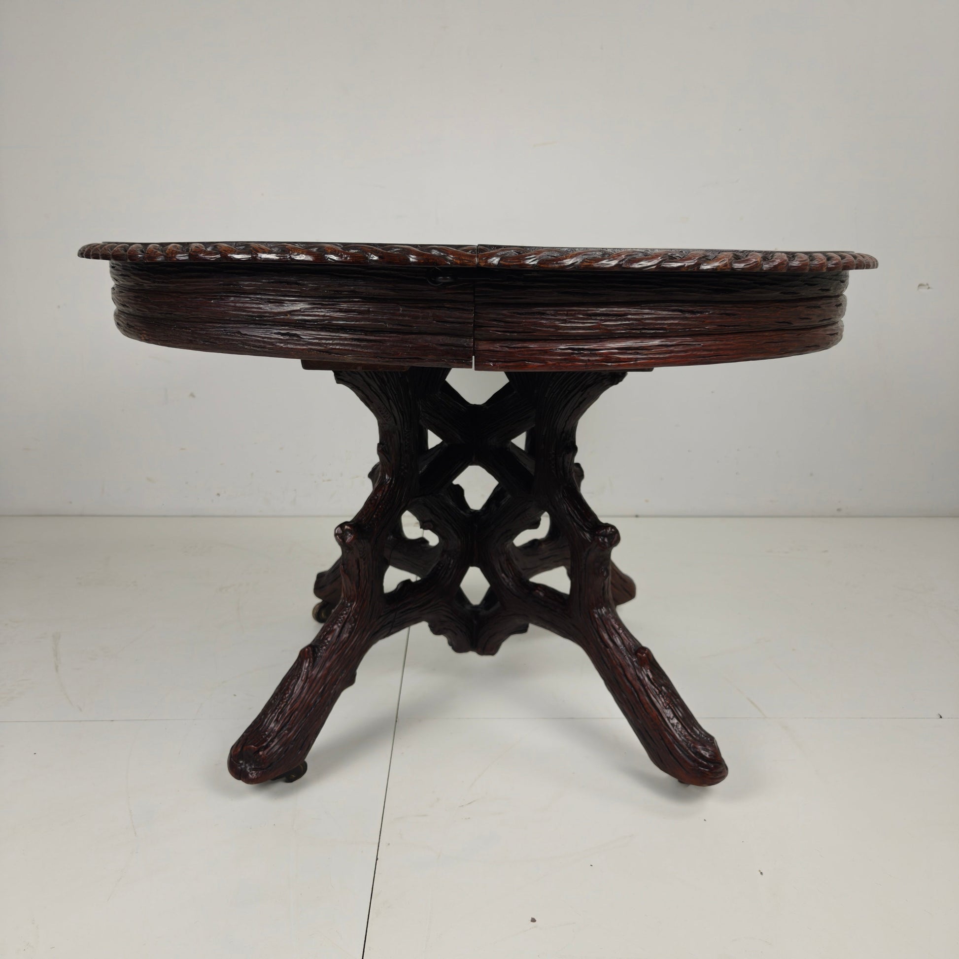 Black Forest Center Table by Matthijs Horrix for Horrix Den Haag, 1890s Black Forest Center Table by Matthijs Horrix for Horrix Den Haag, 1890s