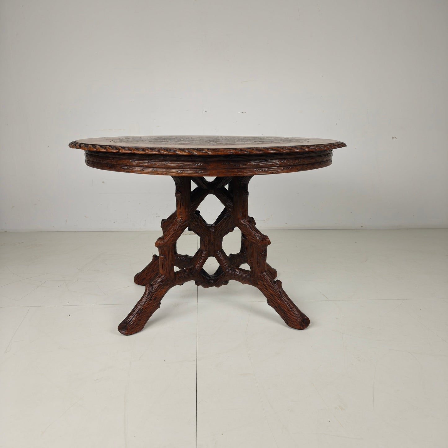 Black Forest Style Dining Table by Horrix – circa 1880 Black Forest Style Dining Table by Horrix – circa 1880