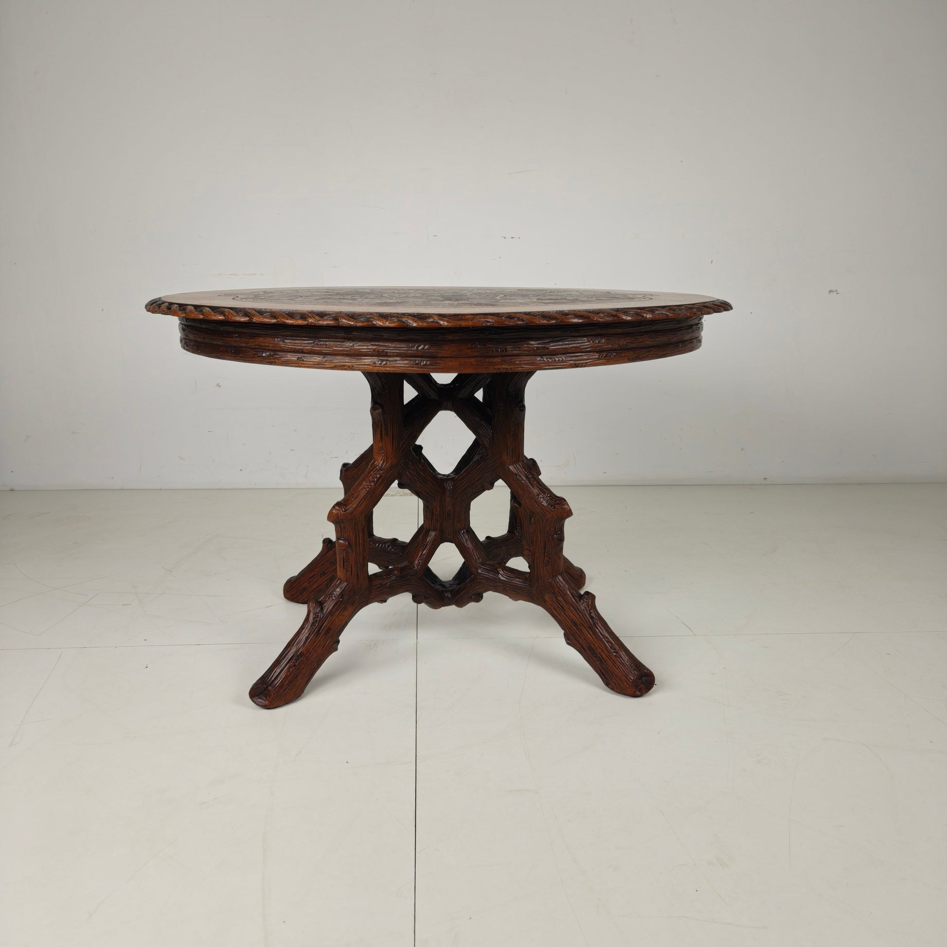 Black Forest Style Dining Table by Horrix – circa 1880 Black Forest Style Dining Table by Horrix – circa 1880
