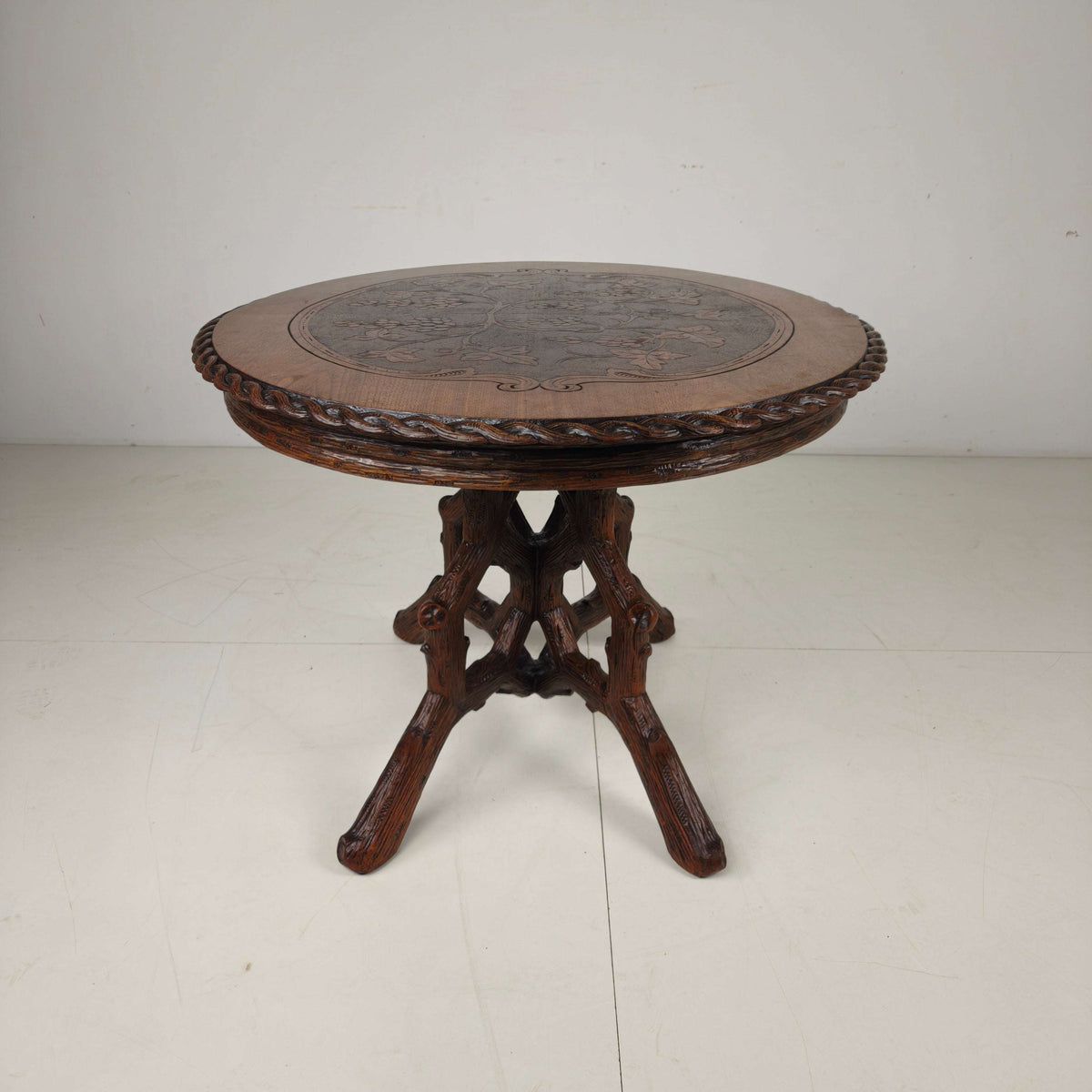 Black Forest Style Dining Table by Horrix – circa 1880 Black Forest Style Dining Table by Horrix – circa 1880