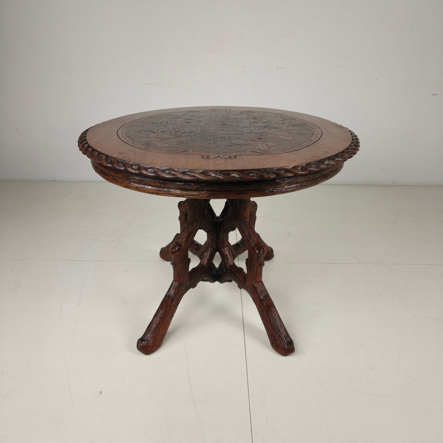 Black Forest Style Dining Table by Horrix – circa 1880 Black Forest Style Dining Table by Horrix – circa 1880