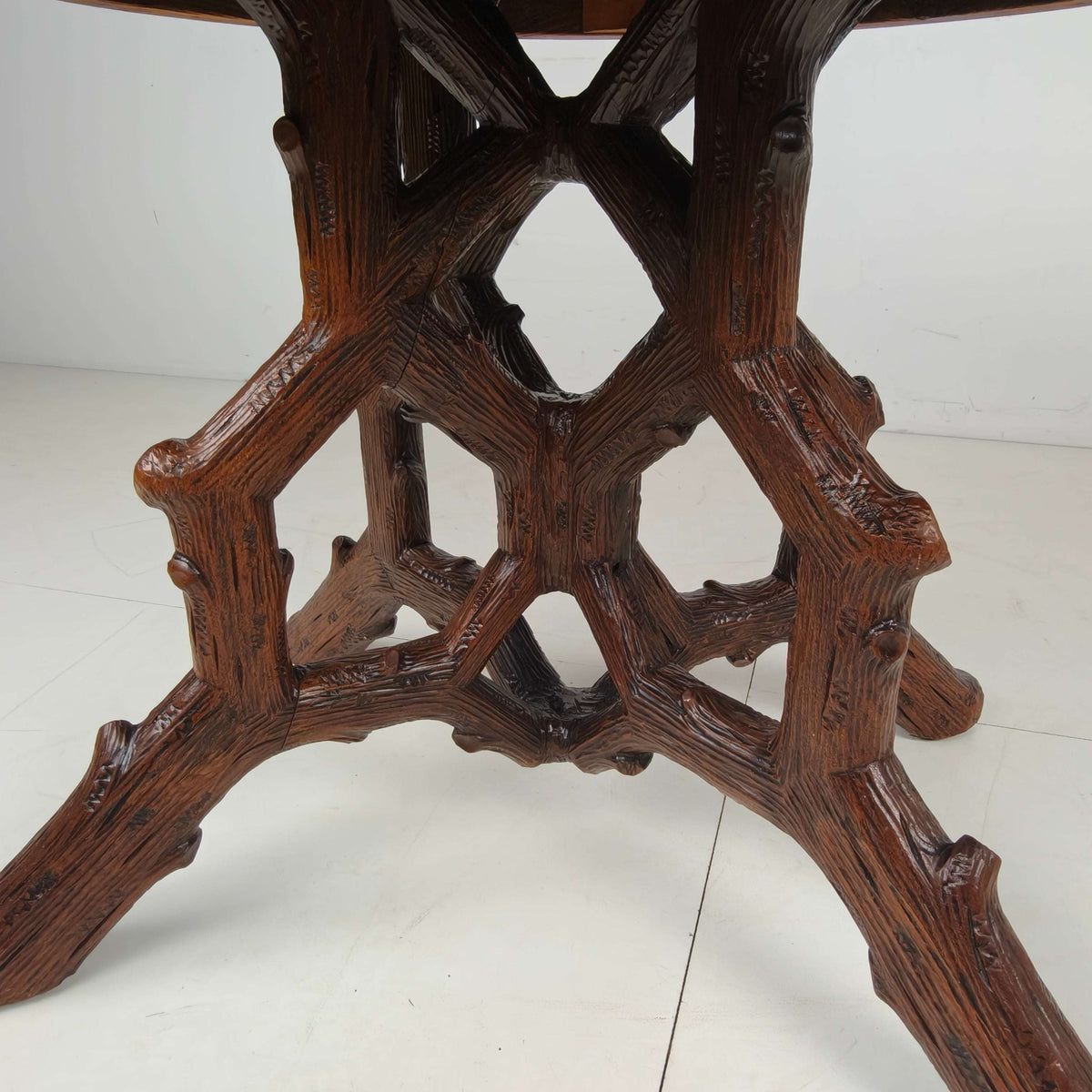 Black Forest Style Dining Table by Horrix – circa 1880 Black Forest Style Dining Table by Horrix – circa 1880