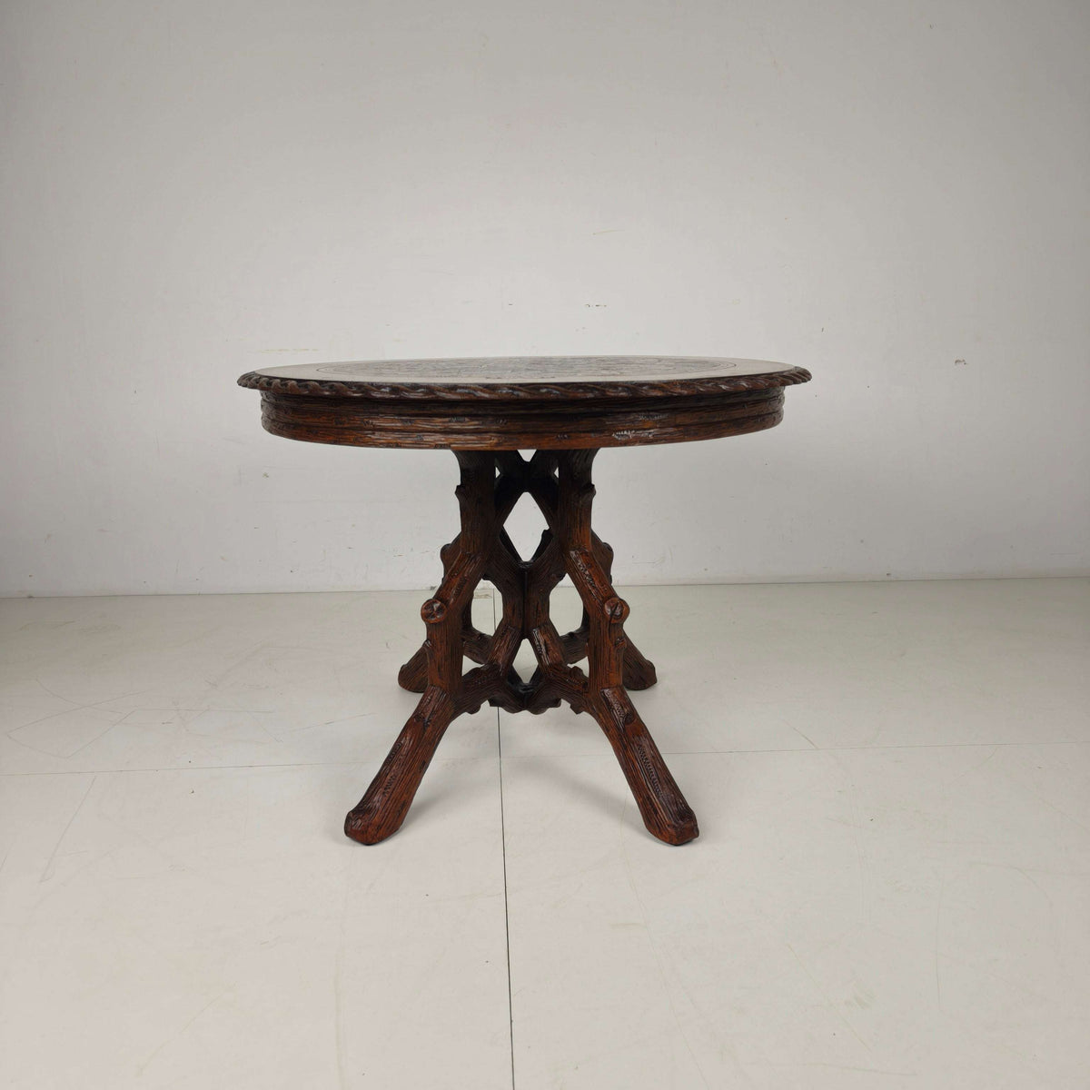 Black Forest Style Dining Table by Horrix – circa 1880 Black Forest Style Dining Table by Horrix – circa 1880