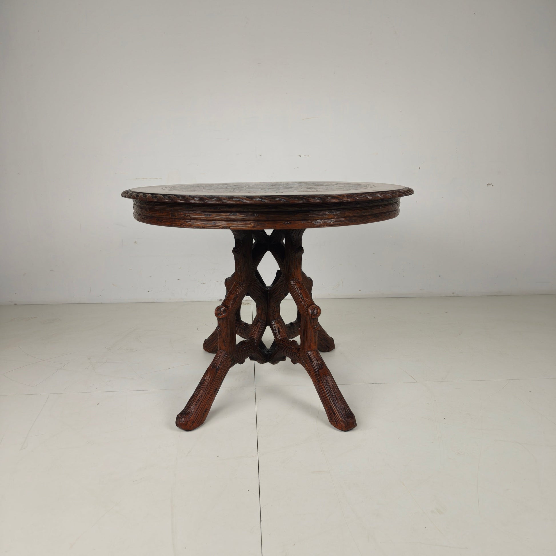 Black Forest Style Dining Table by Horrix – circa 1880 Black Forest Style Dining Table by Horrix – circa 1880