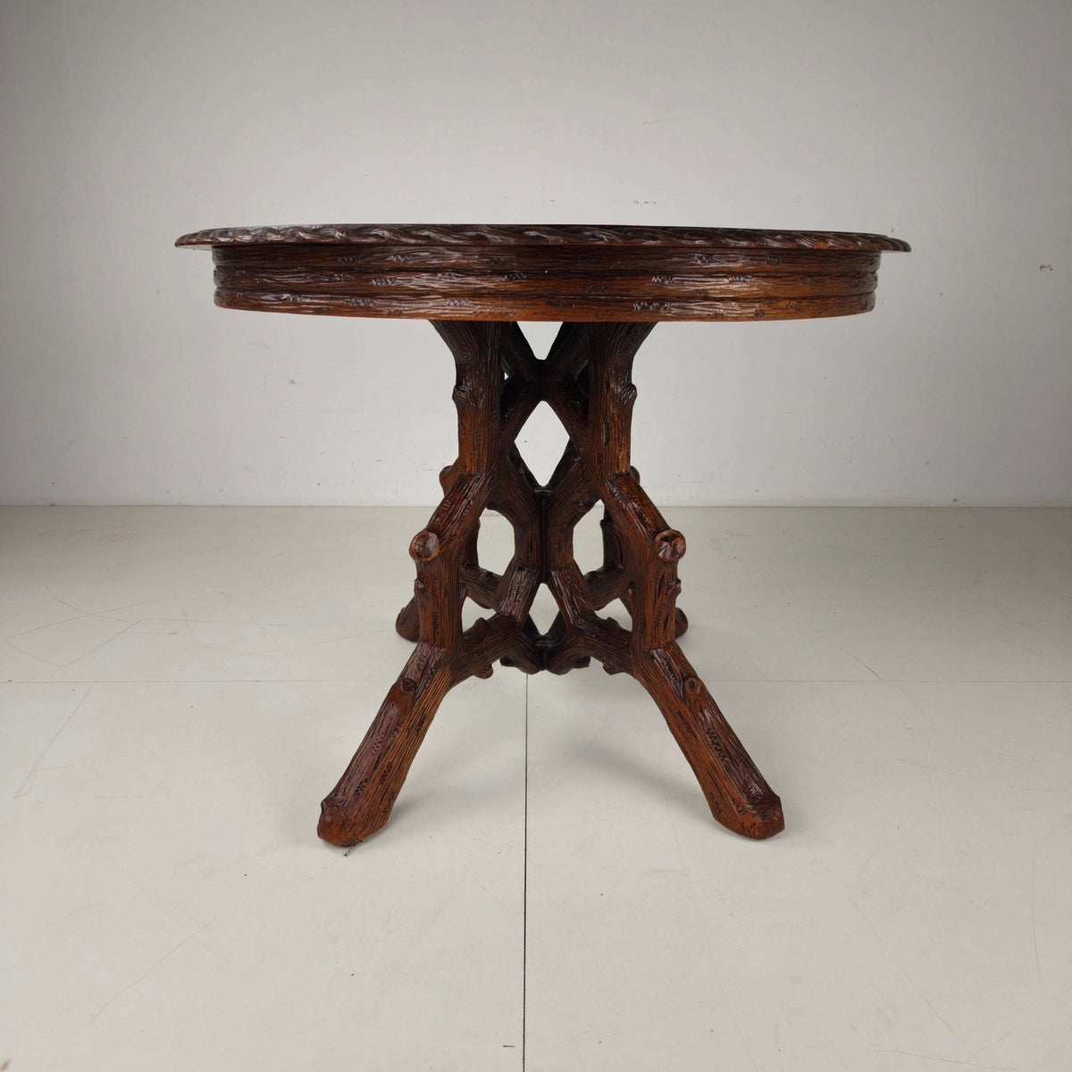 Black Forest Style Dining Table by Horrix – circa 1880 Black Forest Style Dining Table by Horrix – circa 1880