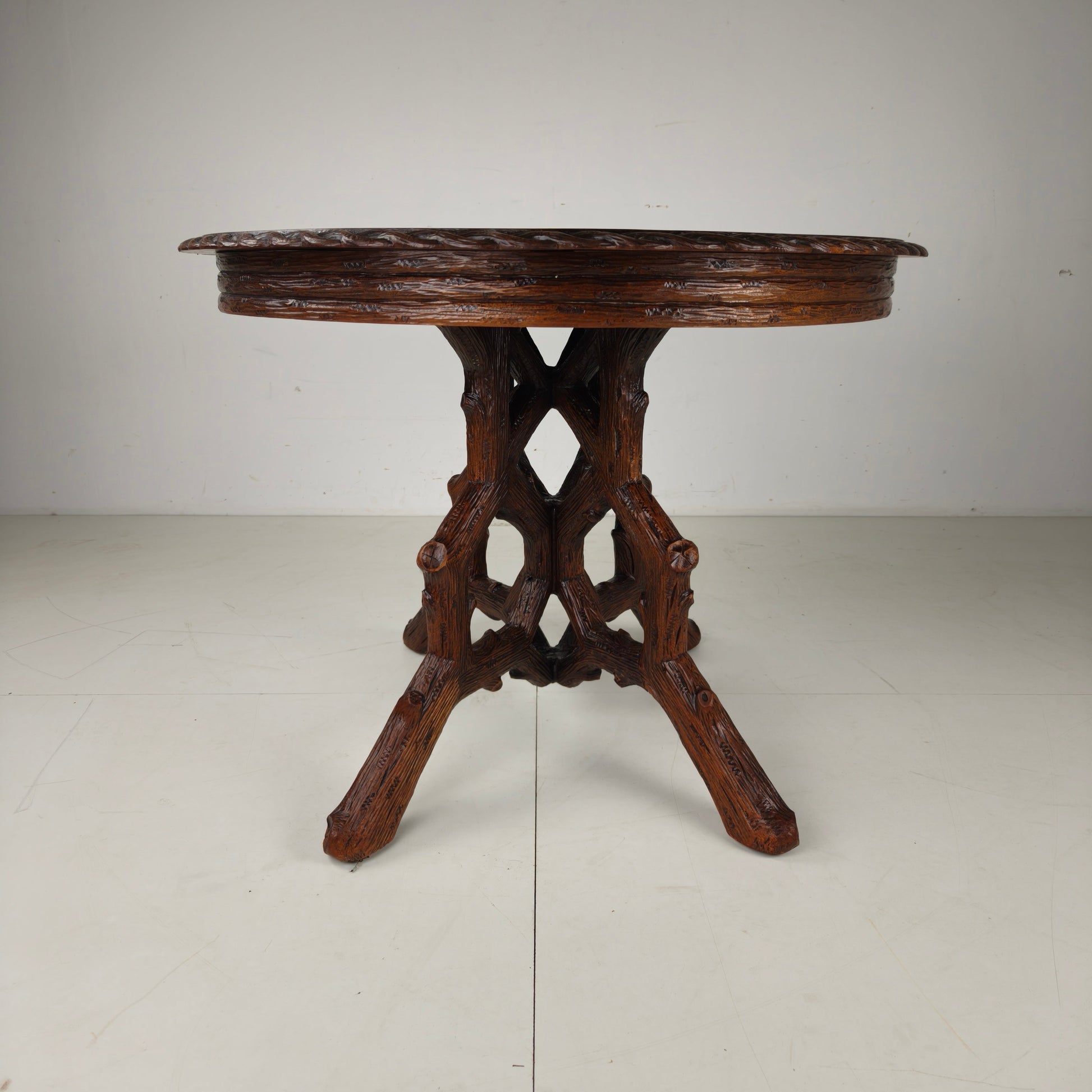 Black Forest Style Dining Table by Horrix – circa 1880 Black Forest Style Dining Table by Horrix – circa 1880