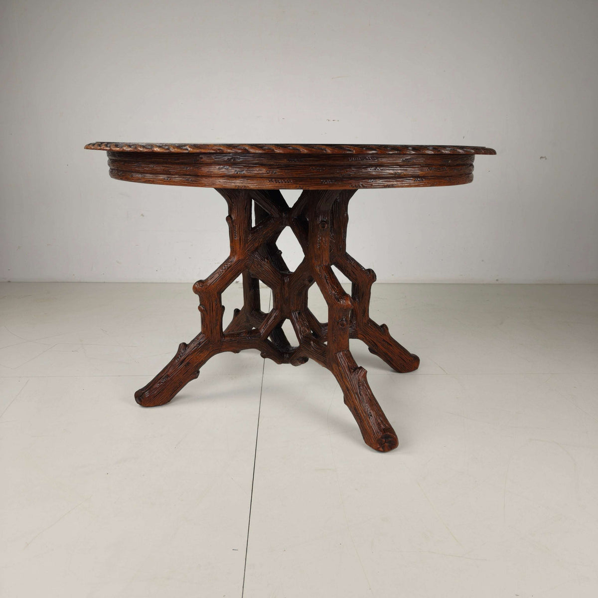 Black Forest Style Dining Table by Horrix – circa 1880 Black Forest Style Dining Table by Horrix – circa 1880