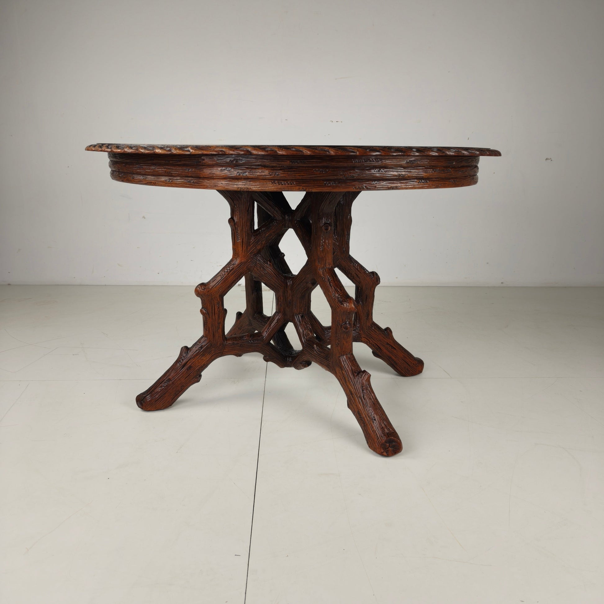 Black Forest Style Dining Table by Horrix – circa 1880 Black Forest Style Dining Table by Horrix – circa 1880