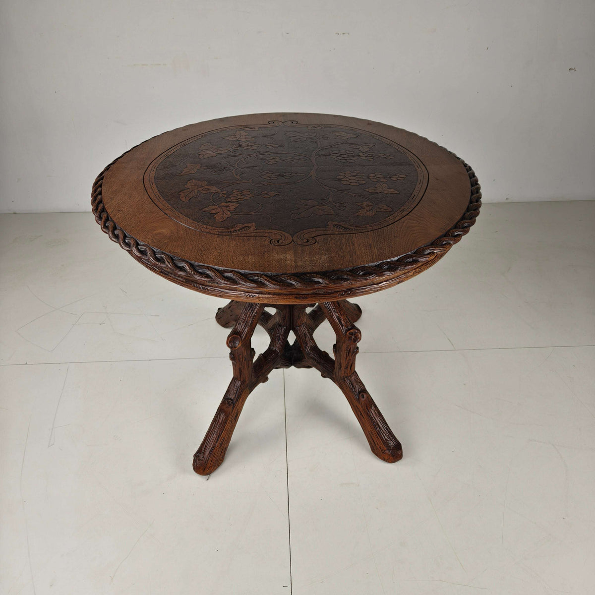 Black Forest Style Dining Table by Horrix – circa 1880 Black Forest Style Dining Table by Horrix – circa 1880