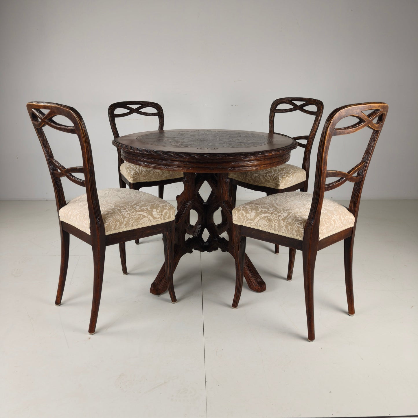Black Forest Style Dining Table by Horrix – circa 1880 Black Forest Style Dining Table by Horrix – circa 1880