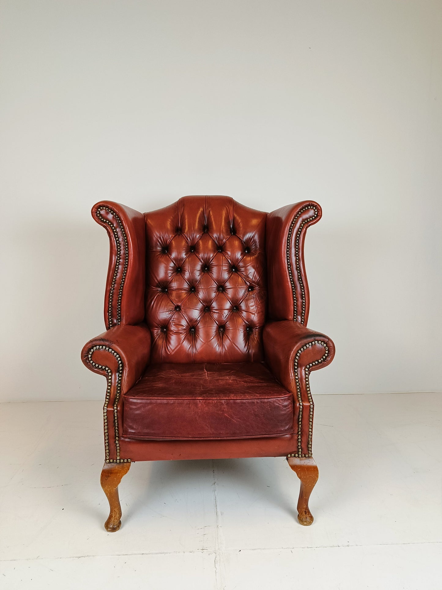 Chesterfield Wingback Leather Armchair Chesterfield Wingback Leather Armchair