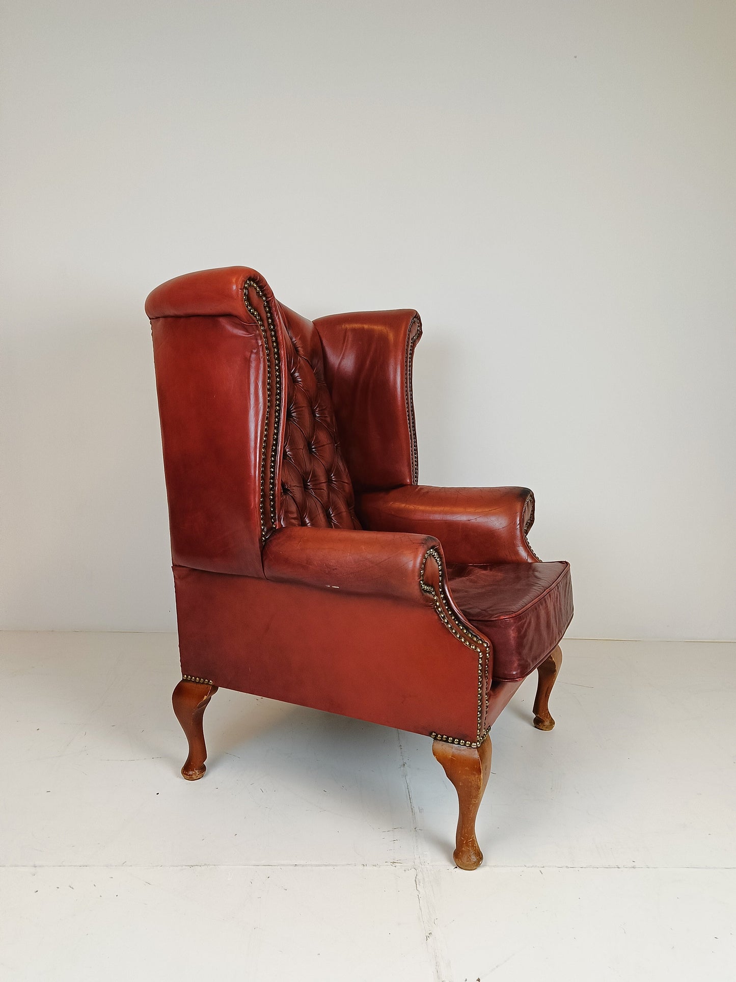 Chesterfield Wingback Leather Armchair Chesterfield Wingback Leather Armchair