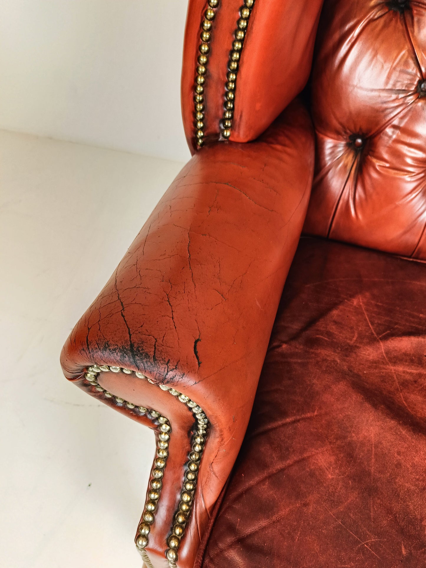 Chesterfield Wingback Leather Armchair Chesterfield Wingback Leather Armchair