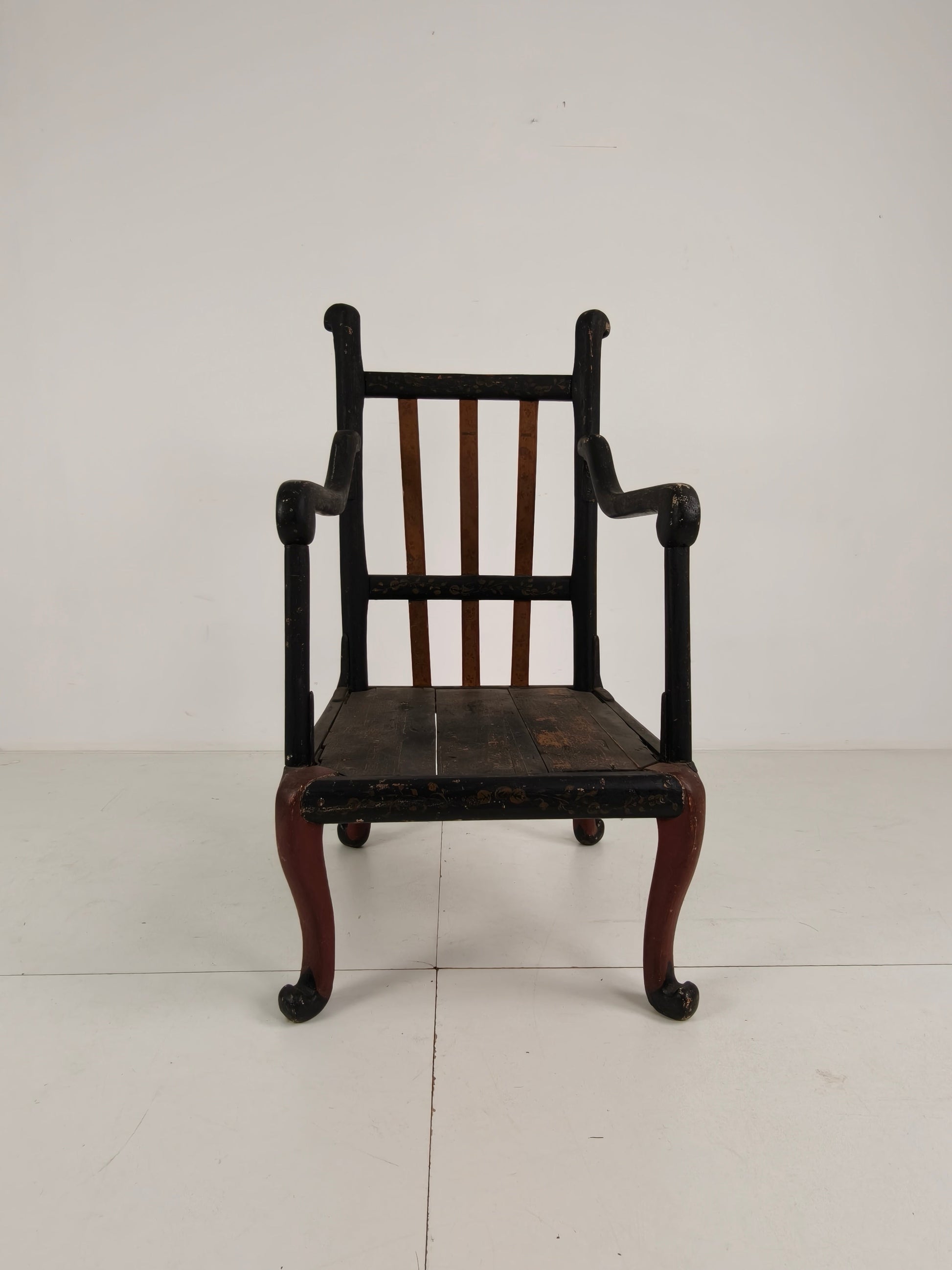 Chinoiserie English Armchair Circa 1900 Chinoiserie English Armchair Circa 1900