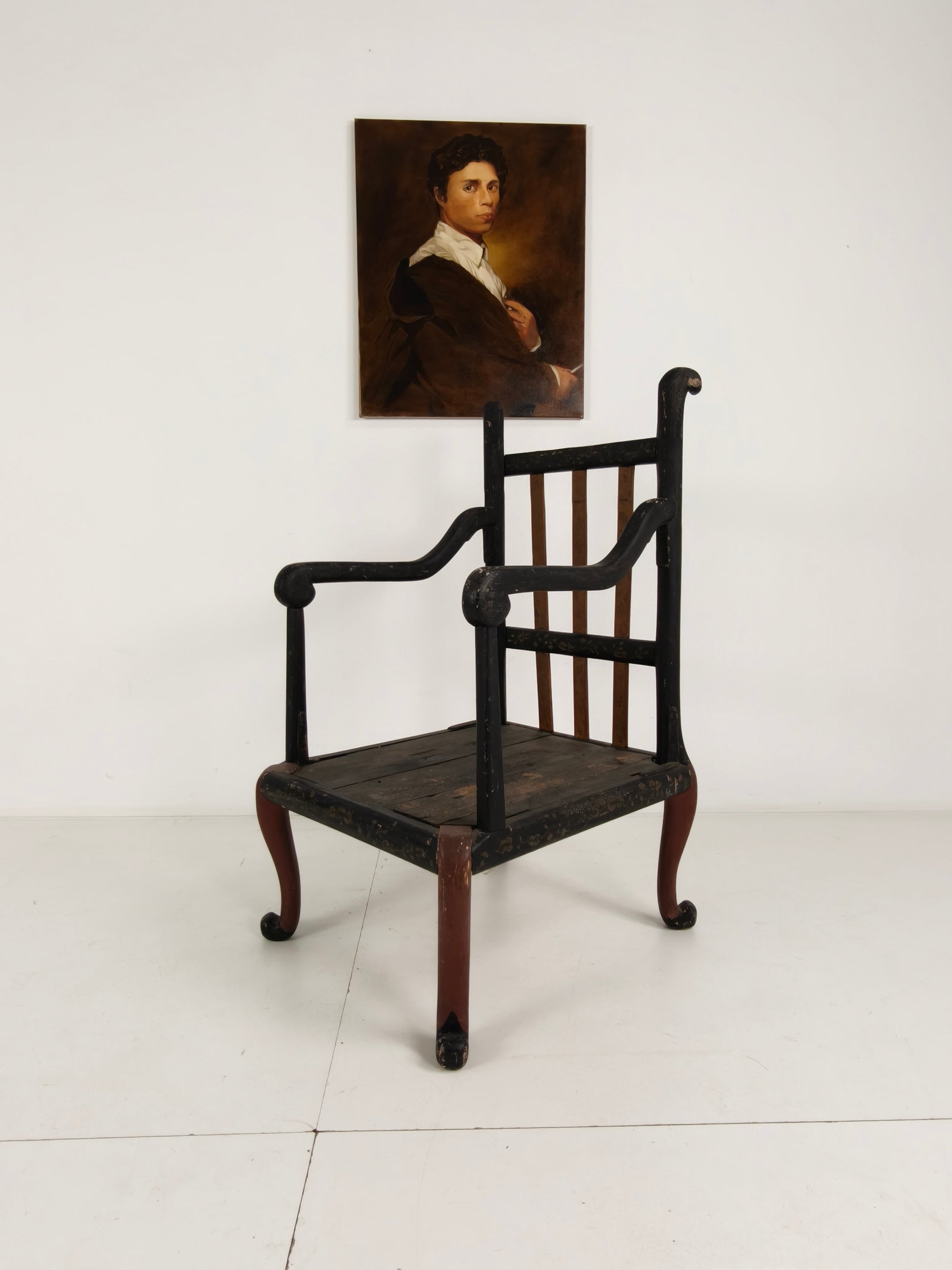 Chinoiserie English Armchair Circa 1900 Chinoiserie English Armchair Circa 1900