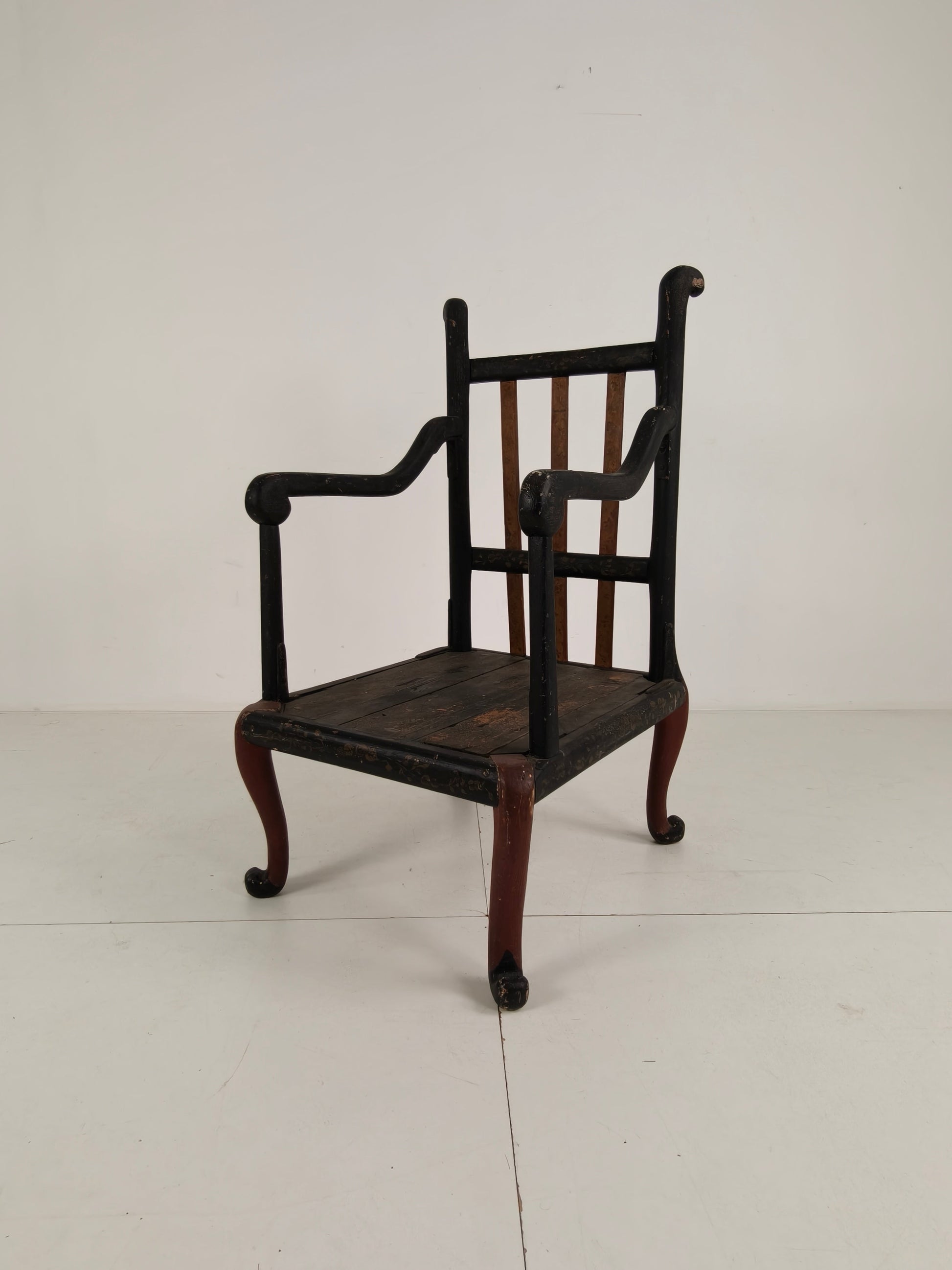 Chinoiserie English Armchair Circa 1900 Chinoiserie English Armchair Circa 1900
