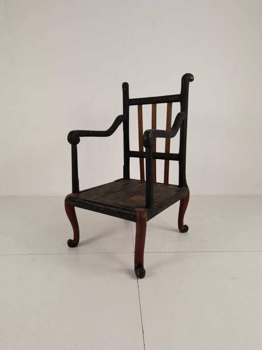 Chinoiserie English Armchair Circa 1900 Chinoiserie English Armchair Circa 1900
