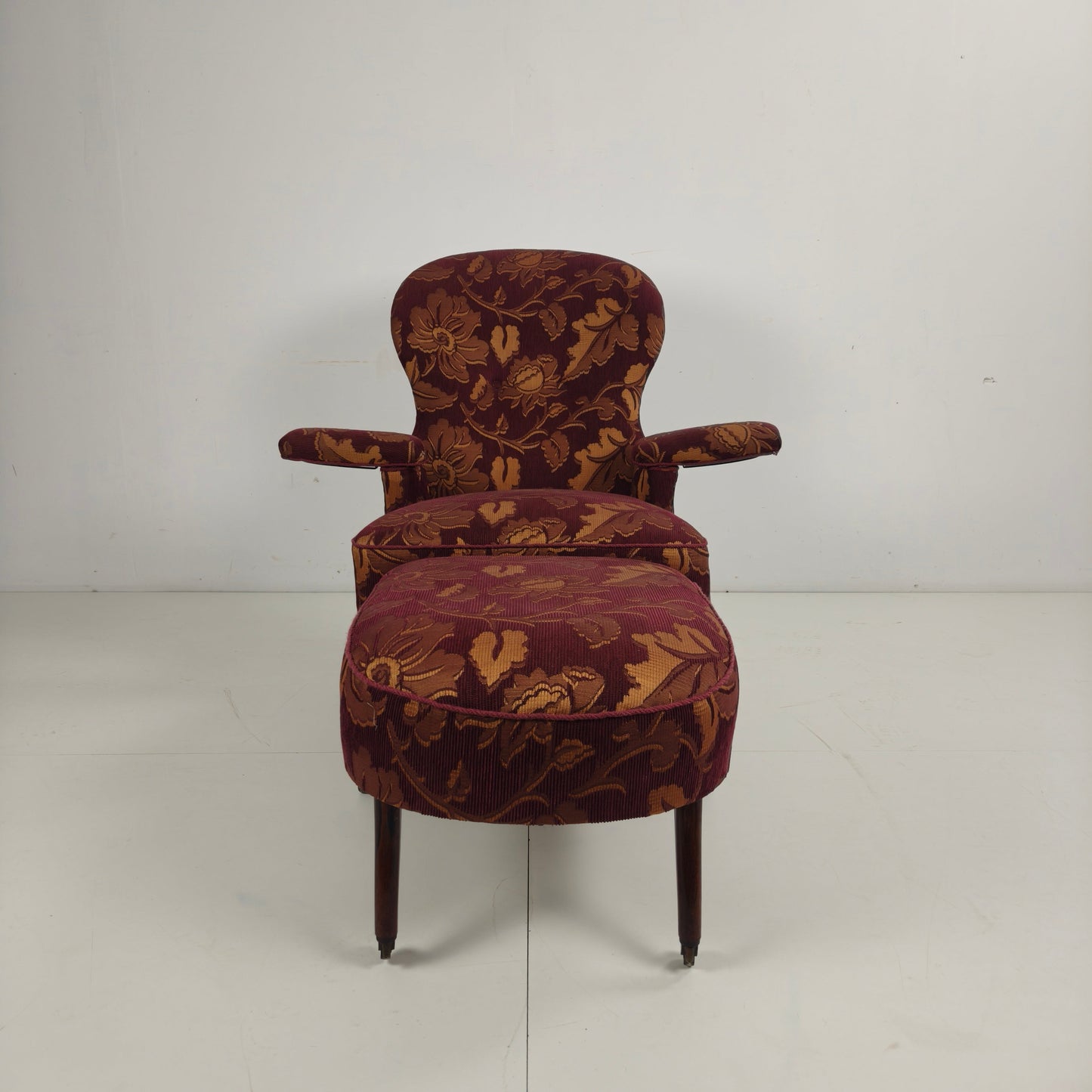 Early 20th-Century Adjustable Reclining Armchair by Drevette L.M., circa 1900–1920 Early 20th-Century Adjustable Reclining Armchair by Drevette L.M., circa 1900–1920