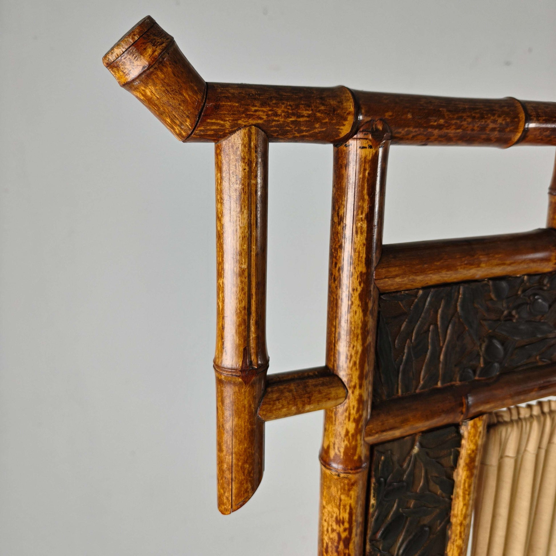 Early 20th Century Bamboo Roomdivider/ Folding Screen Early 20th Century Bamboo Roomdivider/ Folding Screen
