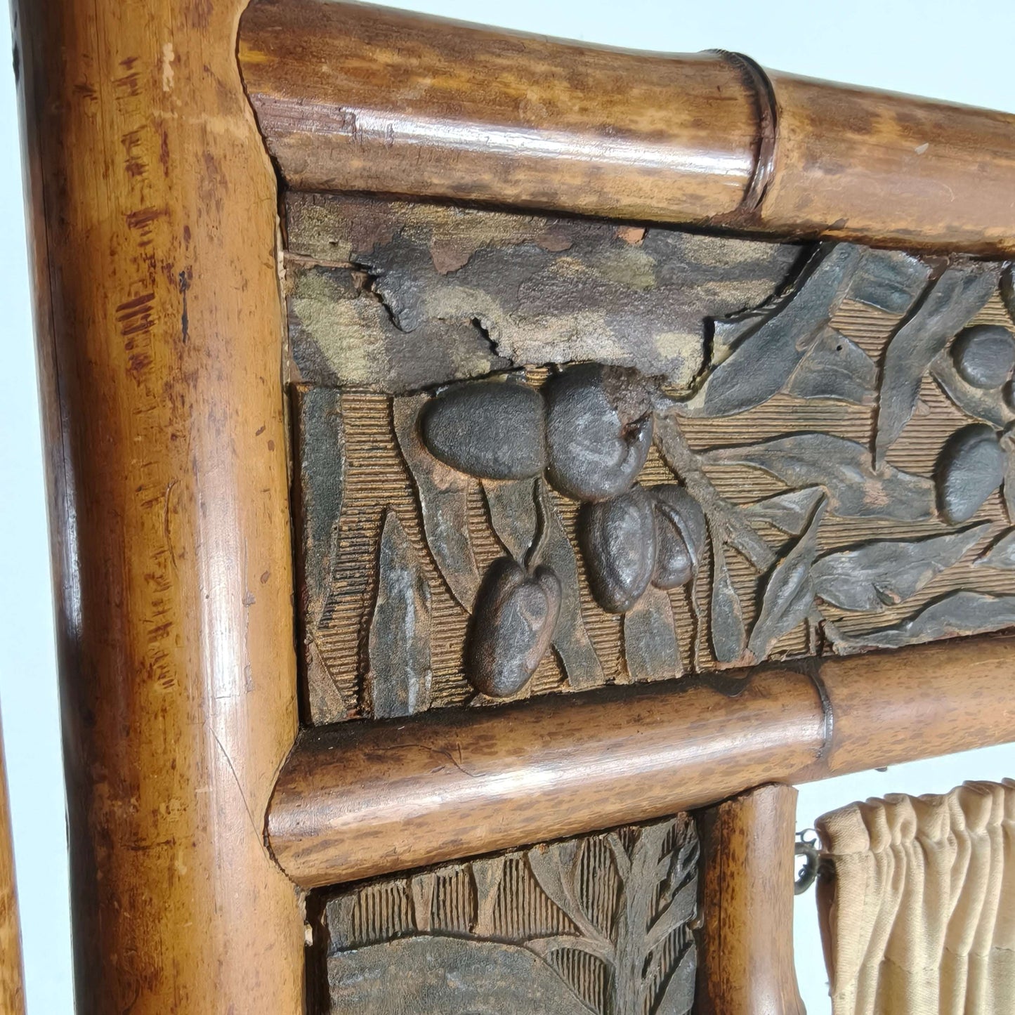 Early 20th Century Bamboo Roomdivider/ Folding Screen Early 20th Century Bamboo Roomdivider/ Folding Screen