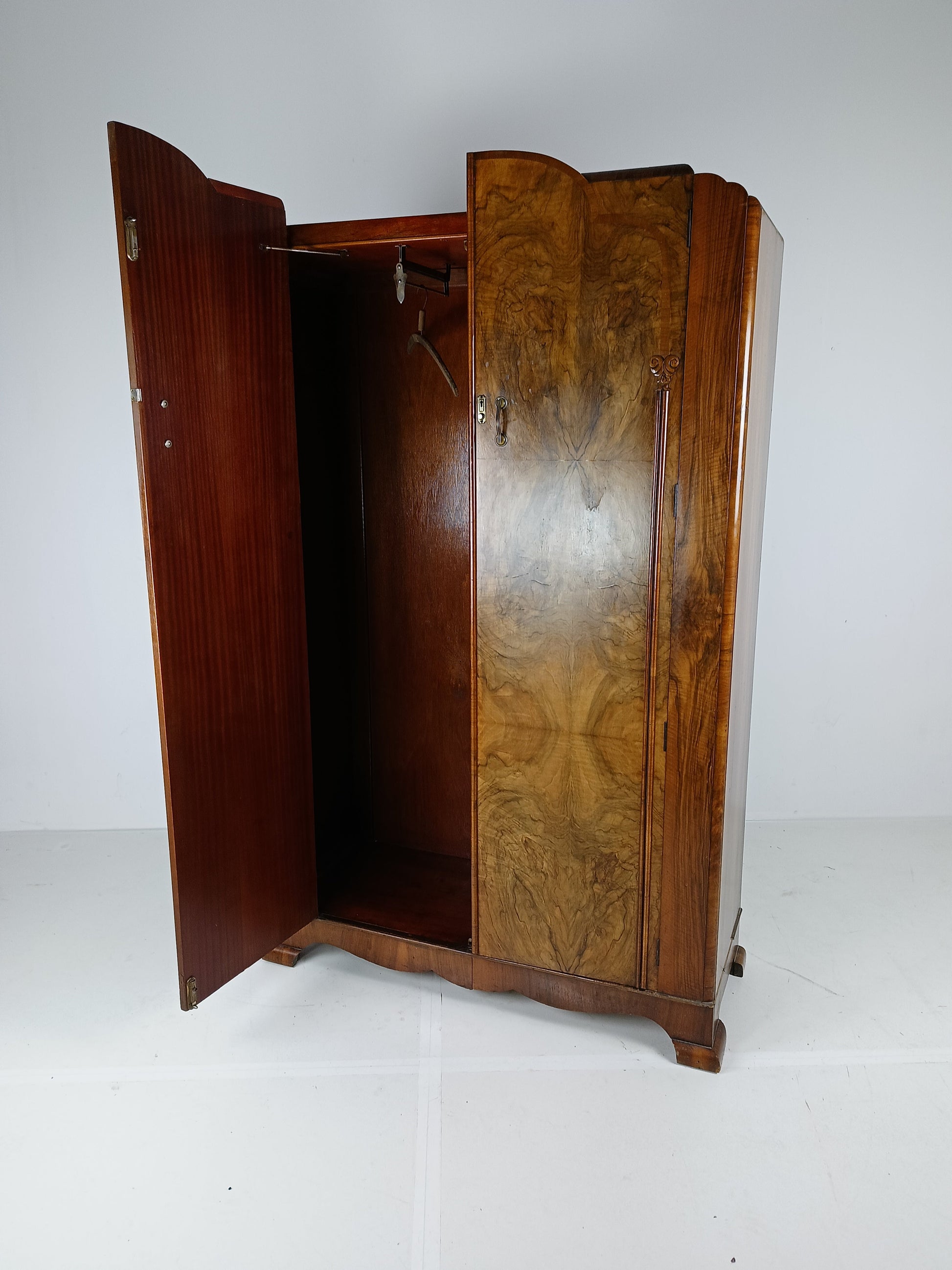 English Antique Wardrobe 1920's English Antique Wardrobe 1920's