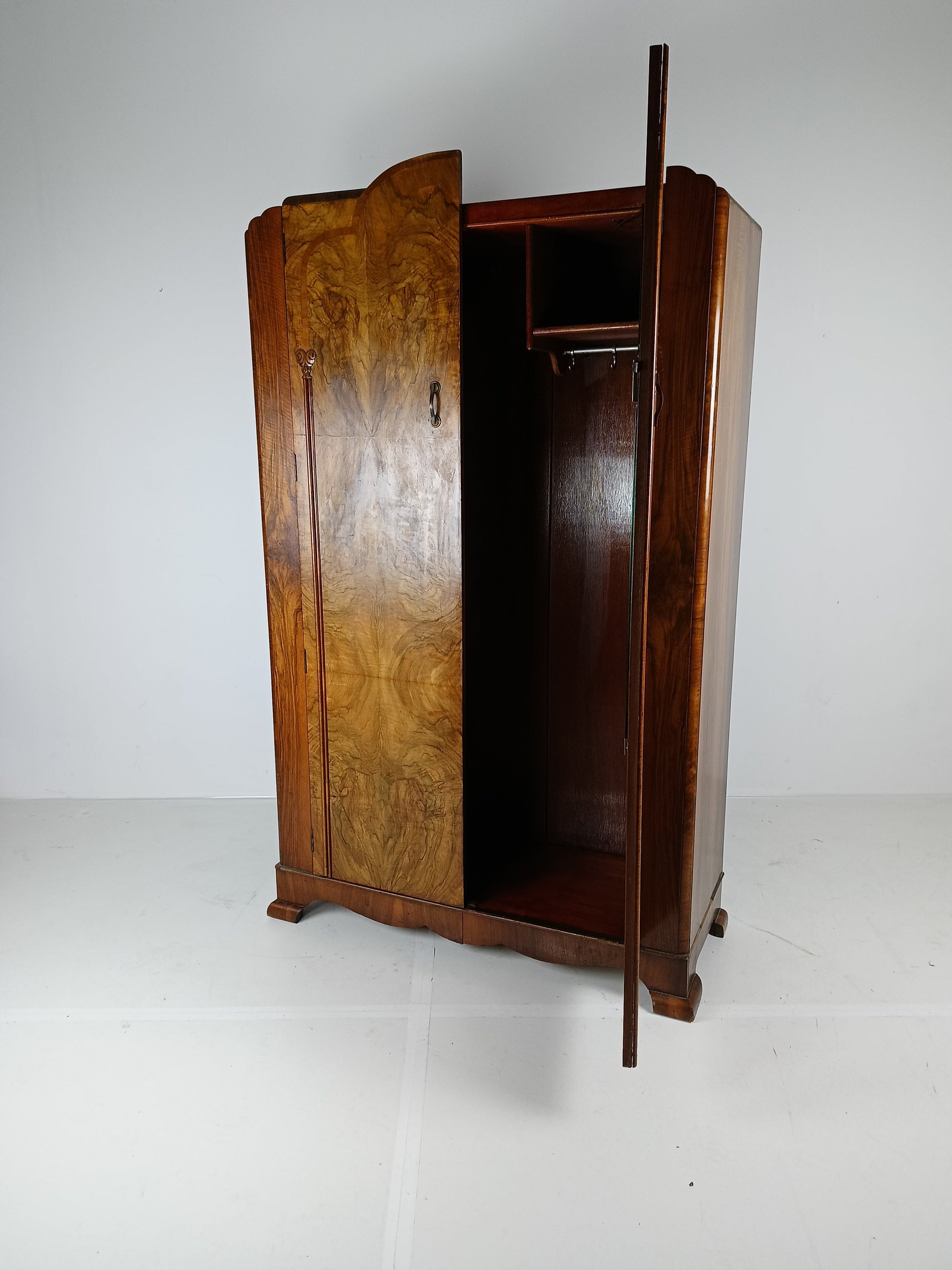English Antique Wardrobe 1920's English Antique Wardrobe 1920's