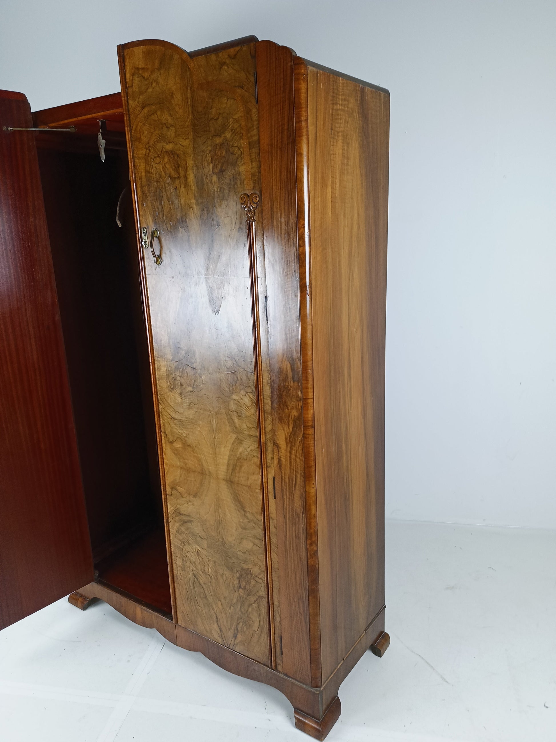 English Antique Wardrobe 1920's English Antique Wardrobe 1920's