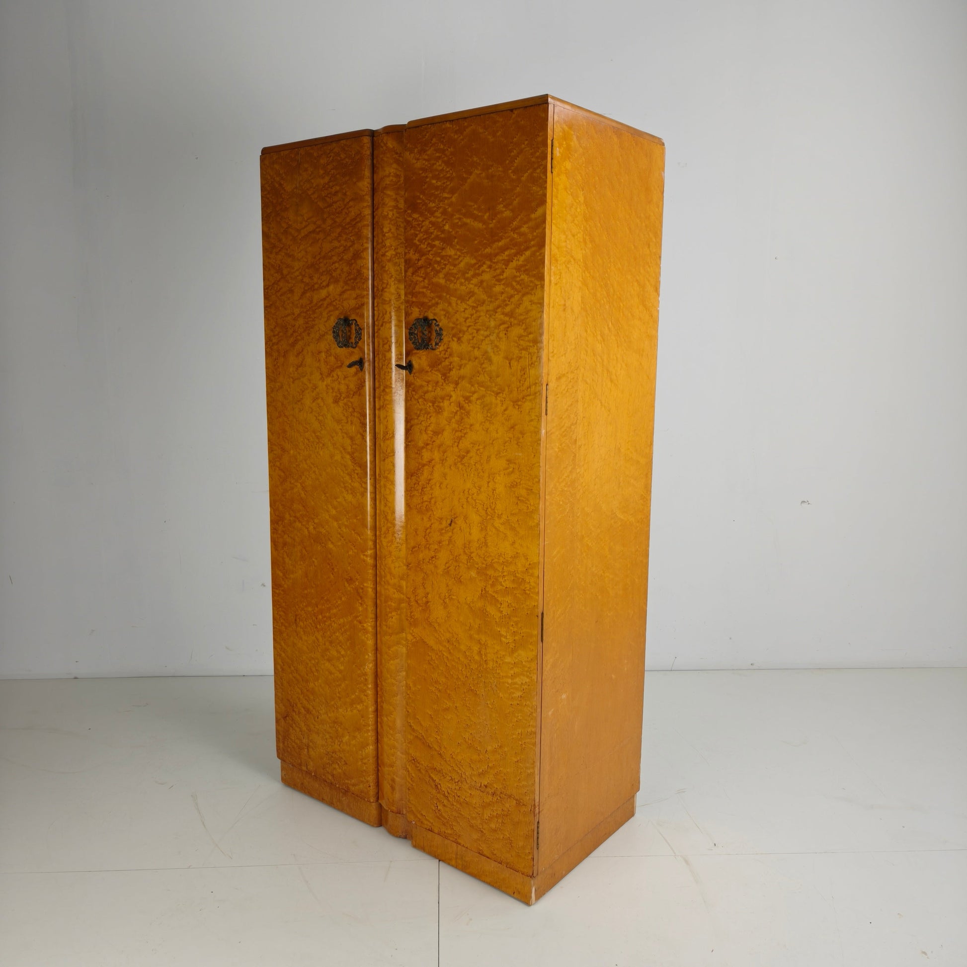 English Art Deco Gentleman’s Wardrobe by Wrighton Furniture English Art Deco Gentleman’s Wardrobe by Wrighton Furniture