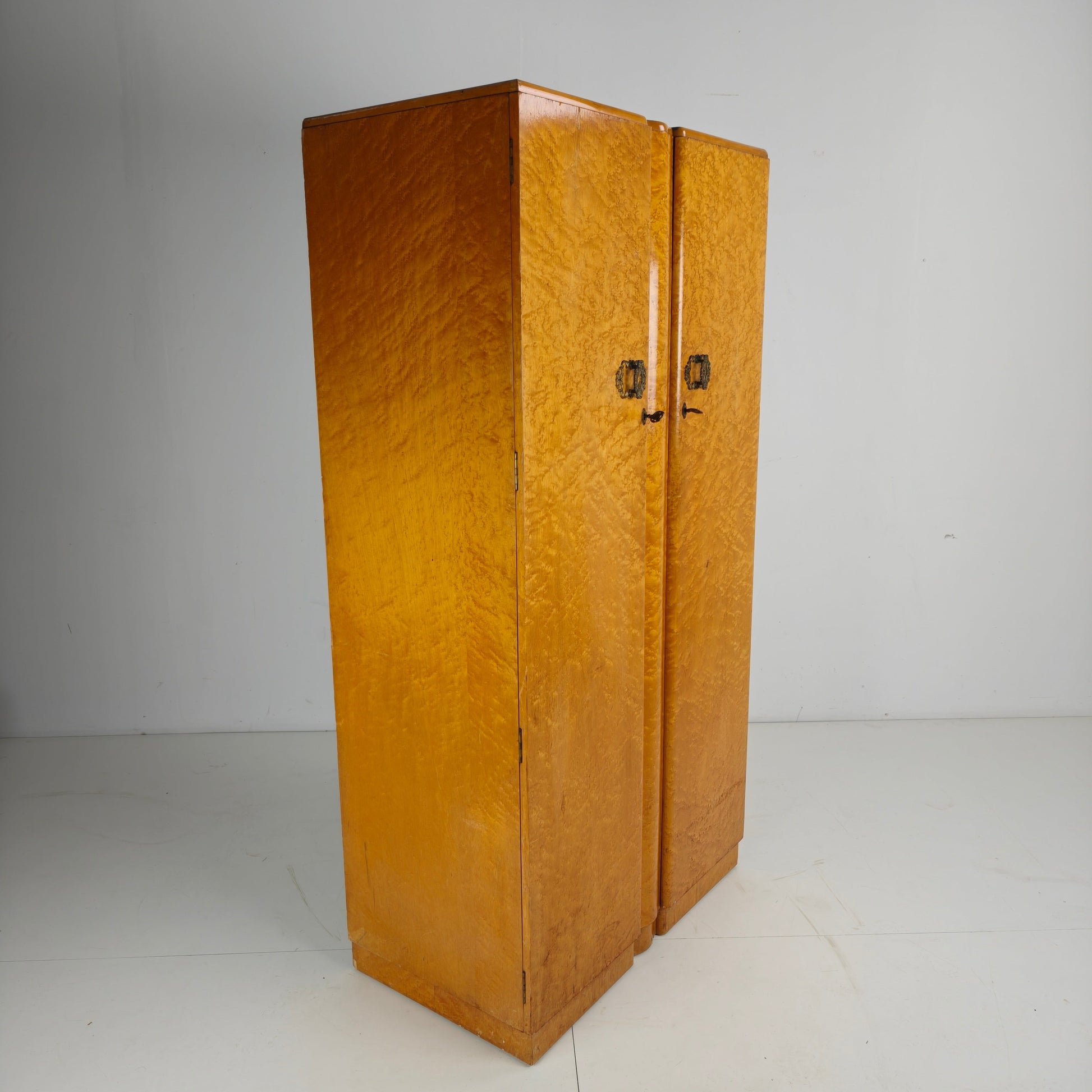 English Art Deco Gentleman’s Wardrobe by Wrighton Furniture English Art Deco Gentleman’s Wardrobe by Wrighton Furniture