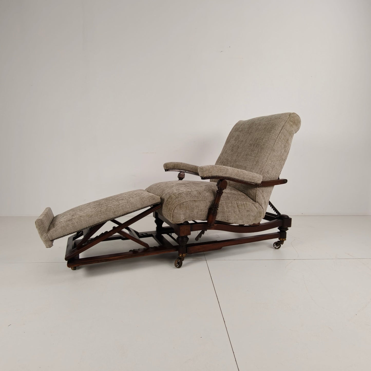 English Reclining Library Chair (circa 1860) English Reclining Library Chair (circa 1860)