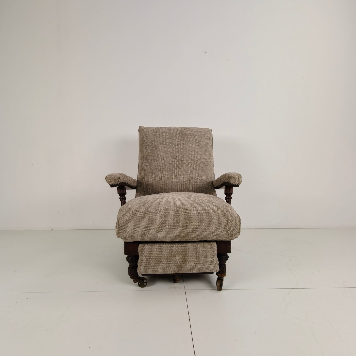 English Reclining Library Chair (circa 1860) English Reclining Library Chair (circa 1860)