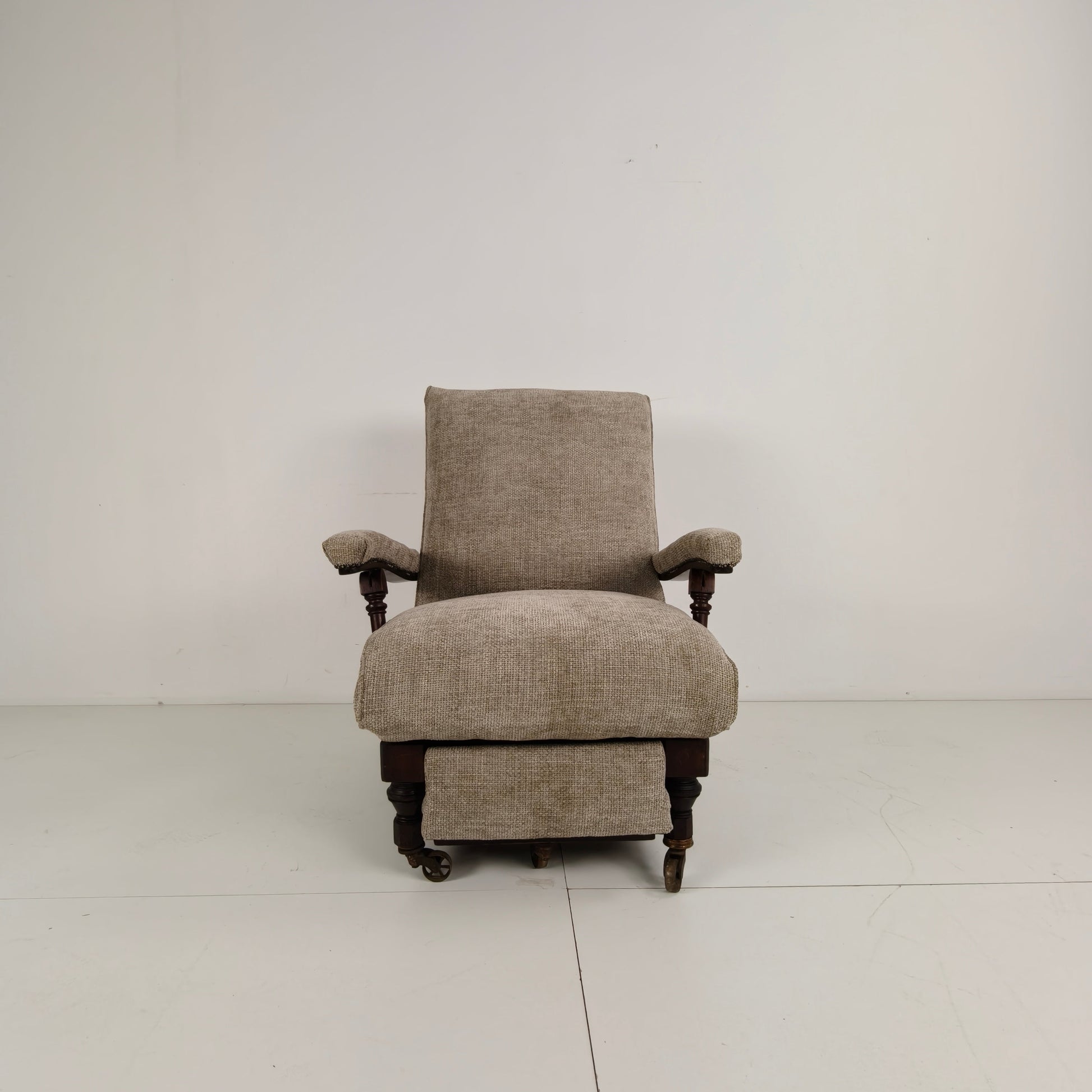 English Reclining Library Chair (circa 1860) English Reclining Library Chair (circa 1860)