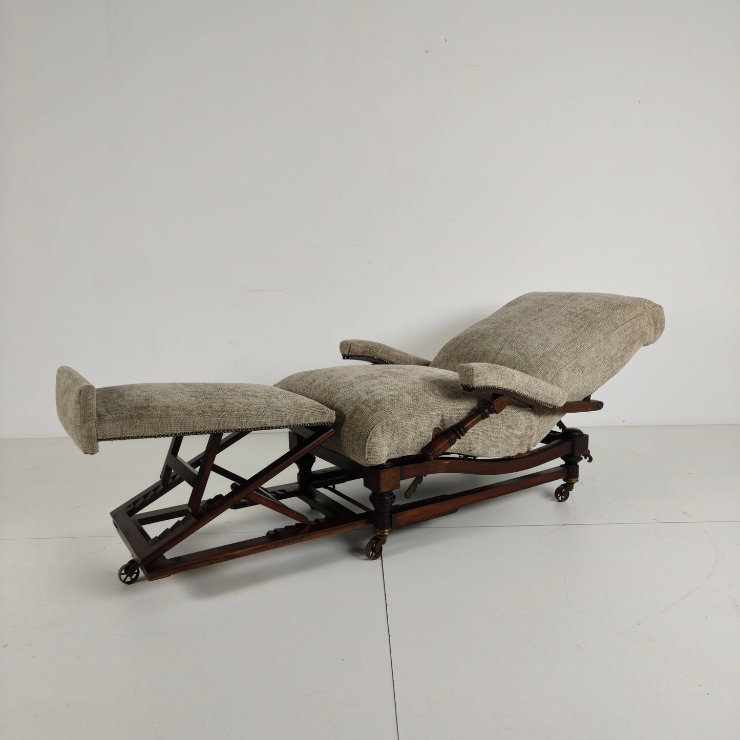 English Reclining Library Chair (circa 1860) English Reclining Library Chair (circa 1860)