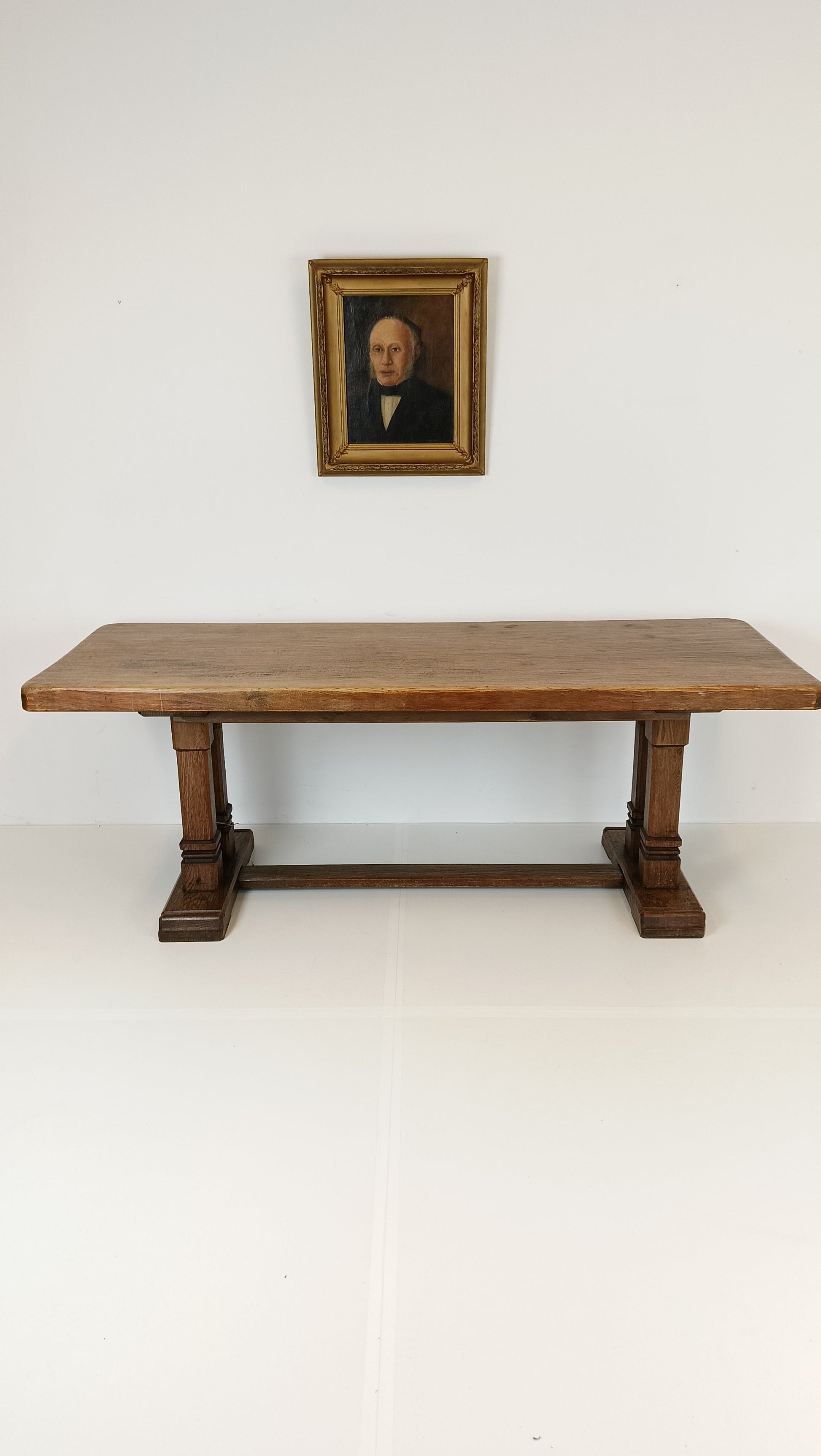Excellent Oak Monastary Table Excellent Oak Monastary Table