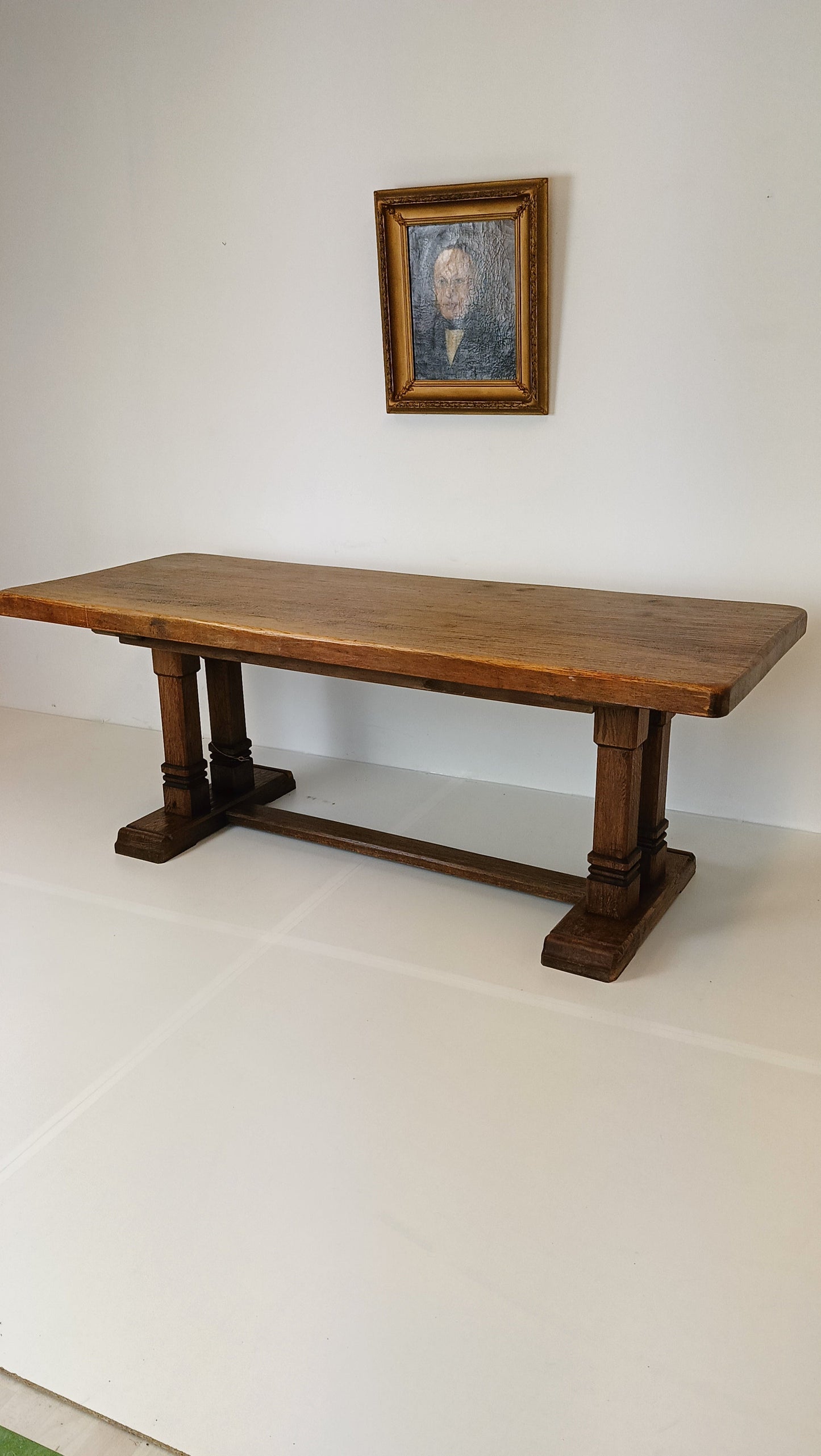 Excellent Oak Monastary Table Excellent Oak Monastary Table