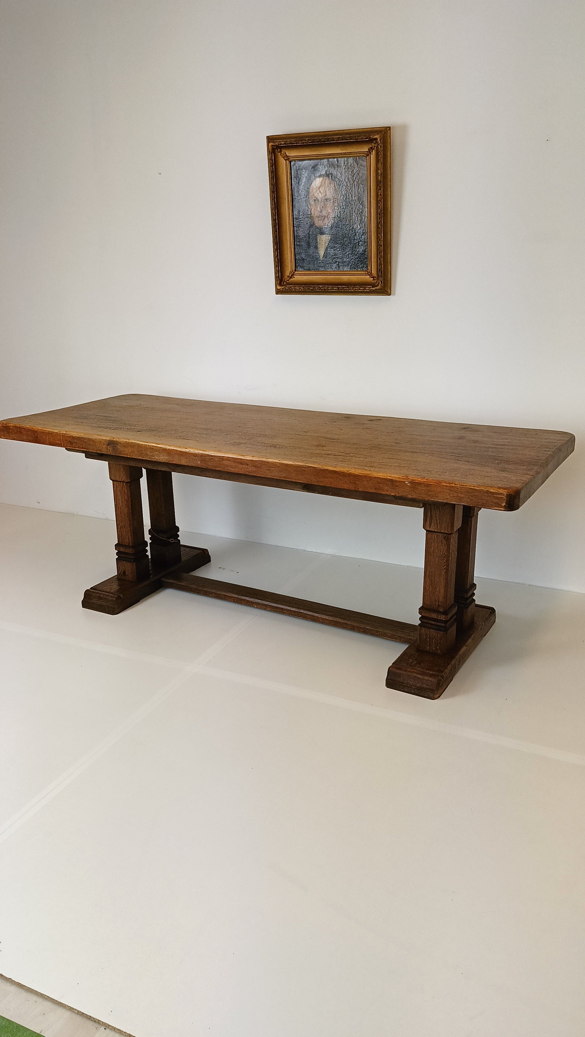 Excellent Oak Monastary Table Excellent Oak Monastary Table