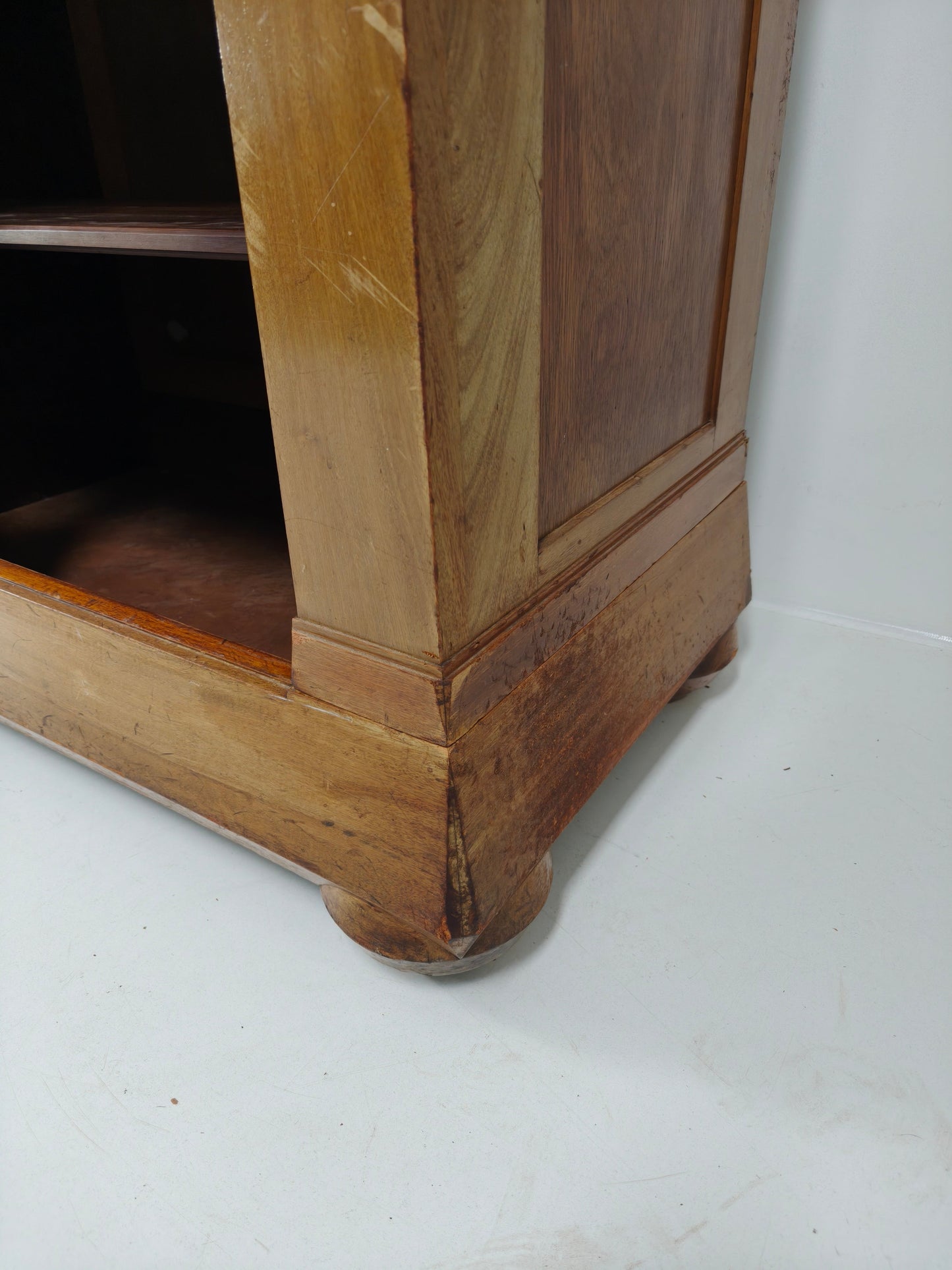 Exceptional Unique Large Display Book Cabinet Art Deco, 1920's Exceptional Unique Large Display Book Cabinet Art Deco, 1920's