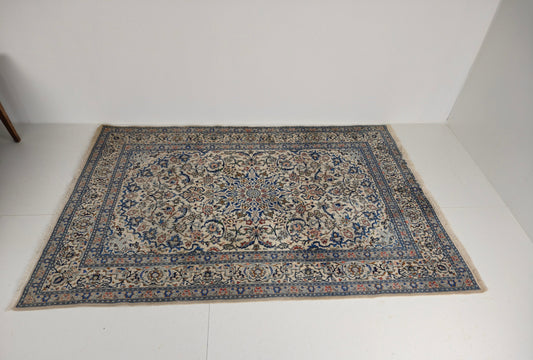 Exquisite Hand-Knotted Persian Nain Rug Exquisite Hand-Knotted Persian Nain Rug