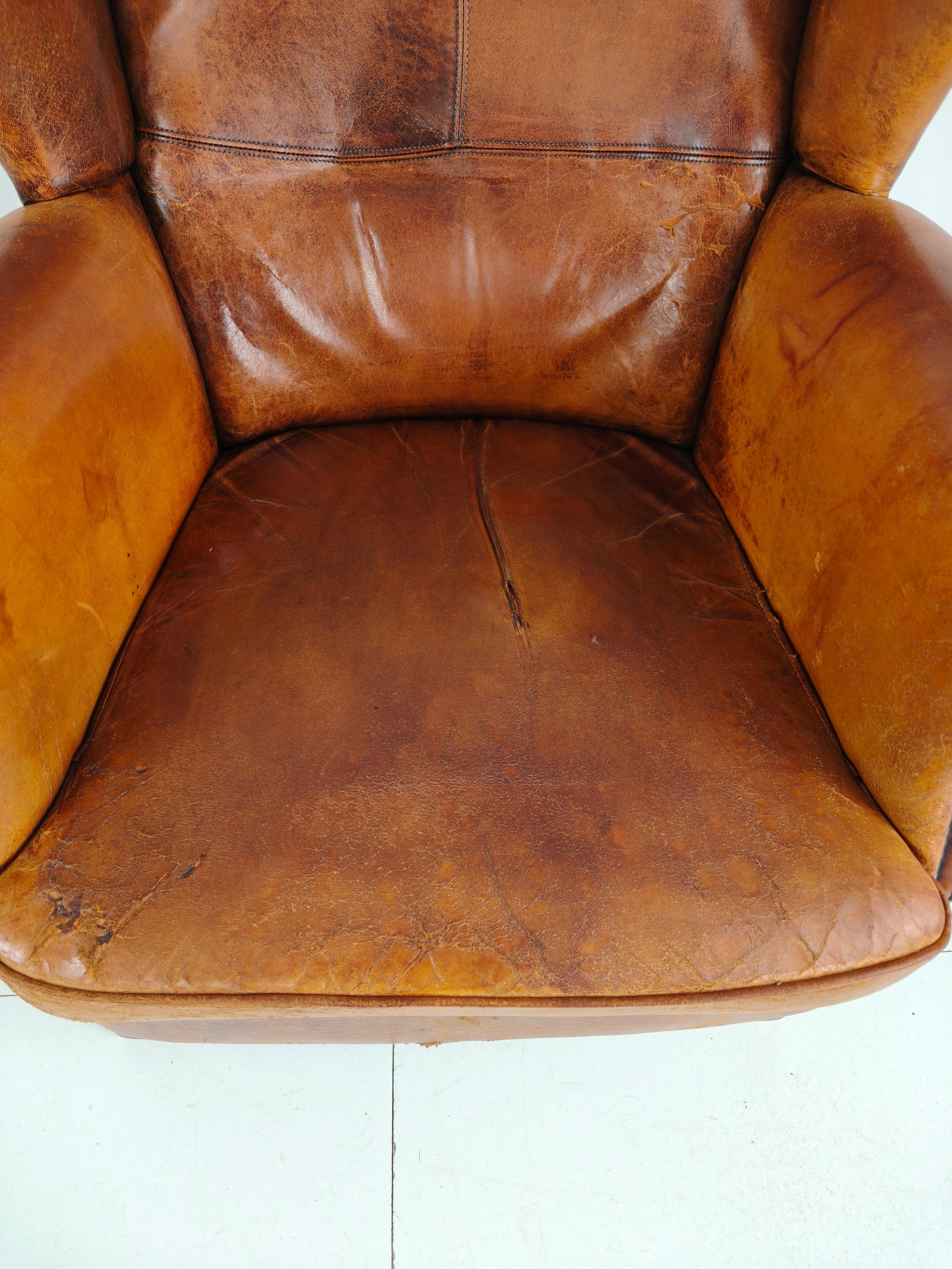 Extra Large Sheepskin Wingback Armchair Extra Large Sheepskin Wingback Armchair
