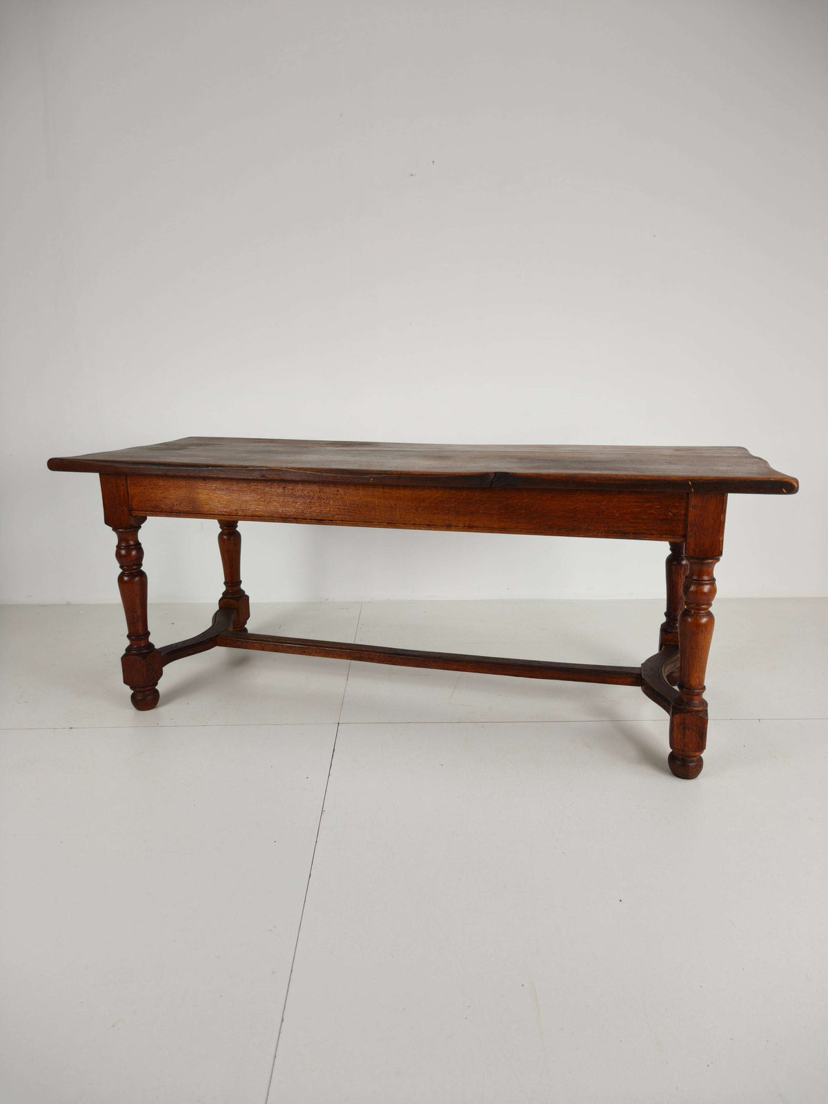 French Antique Oak Farmhouse Table – 20th Century French Antique Oak Farmhouse Table – 20th Century