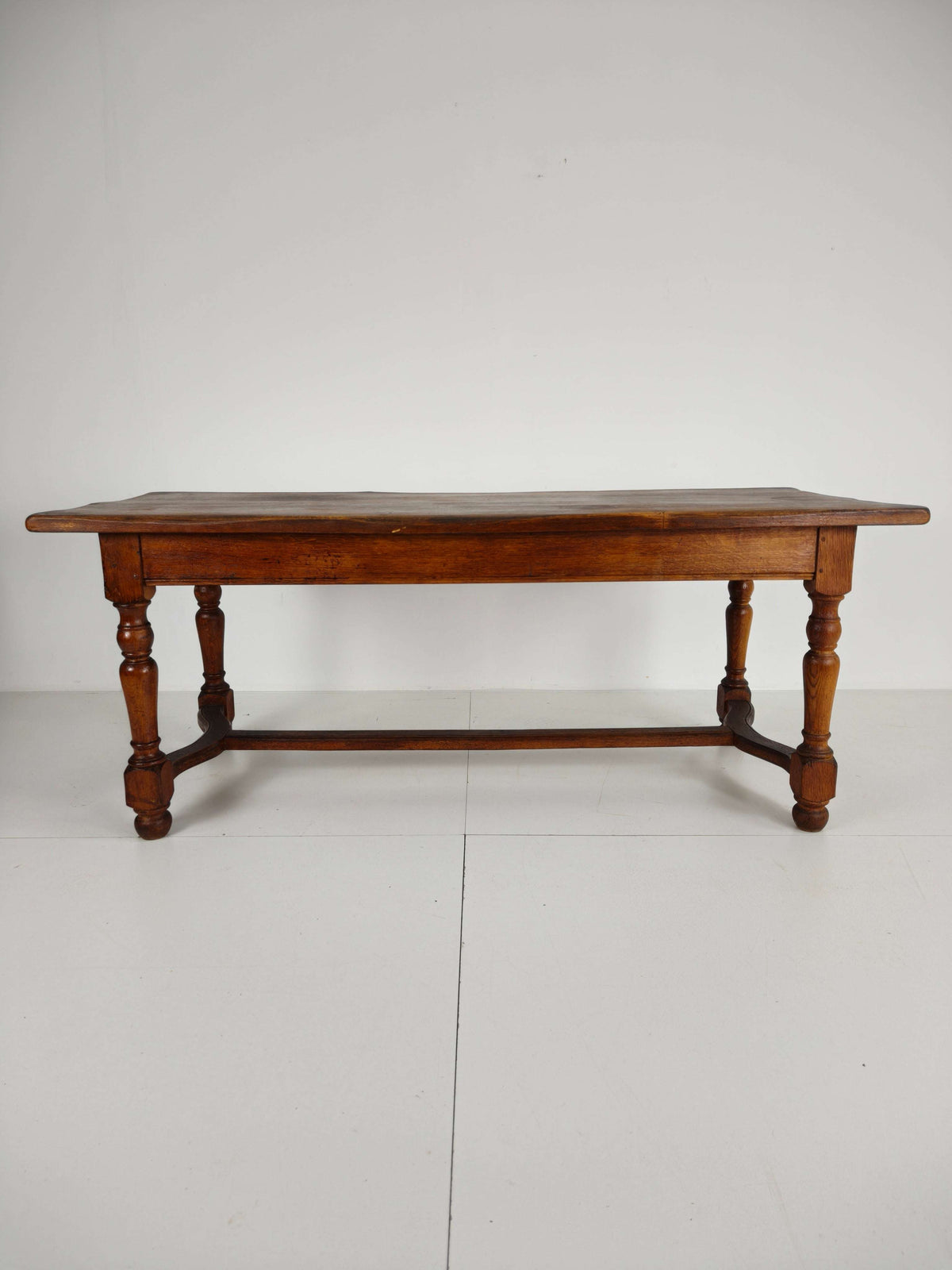 French Antique Oak Farmhouse Table – 20th Century French Antique Oak Farmhouse Table – 20th Century