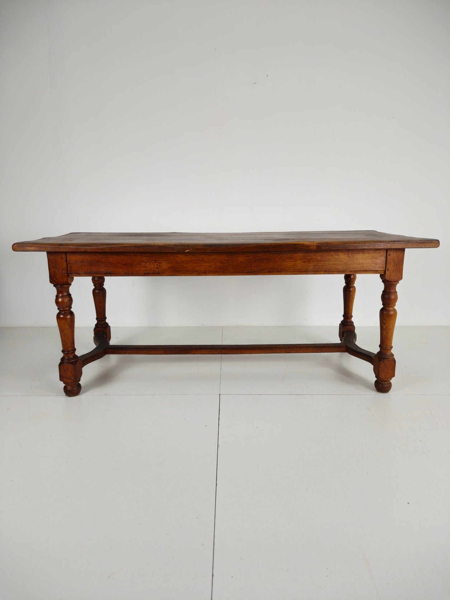 French Antique Oak Farmhouse Table – 20th Century French Antique Oak Farmhouse Table – 20th Century
