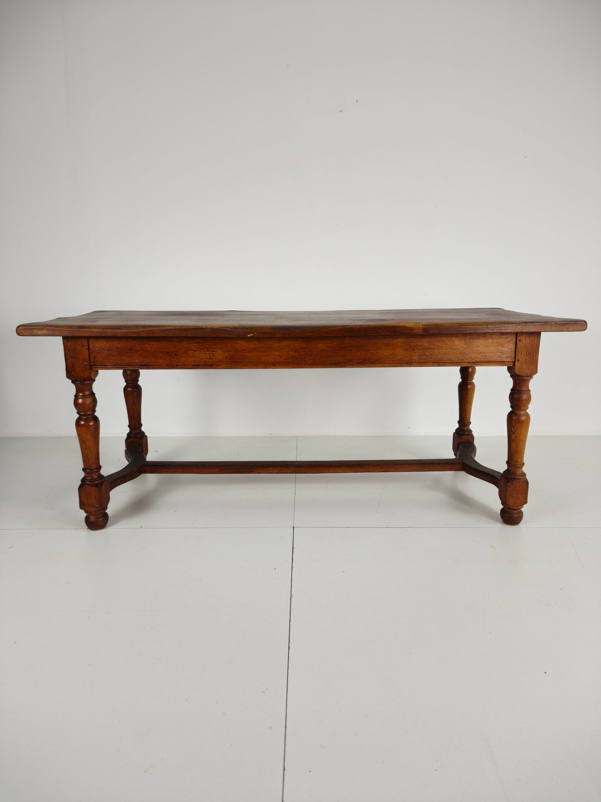 French Antique Oak Farmhouse Table – 20th Century French Antique Oak Farmhouse Table – 20th Century